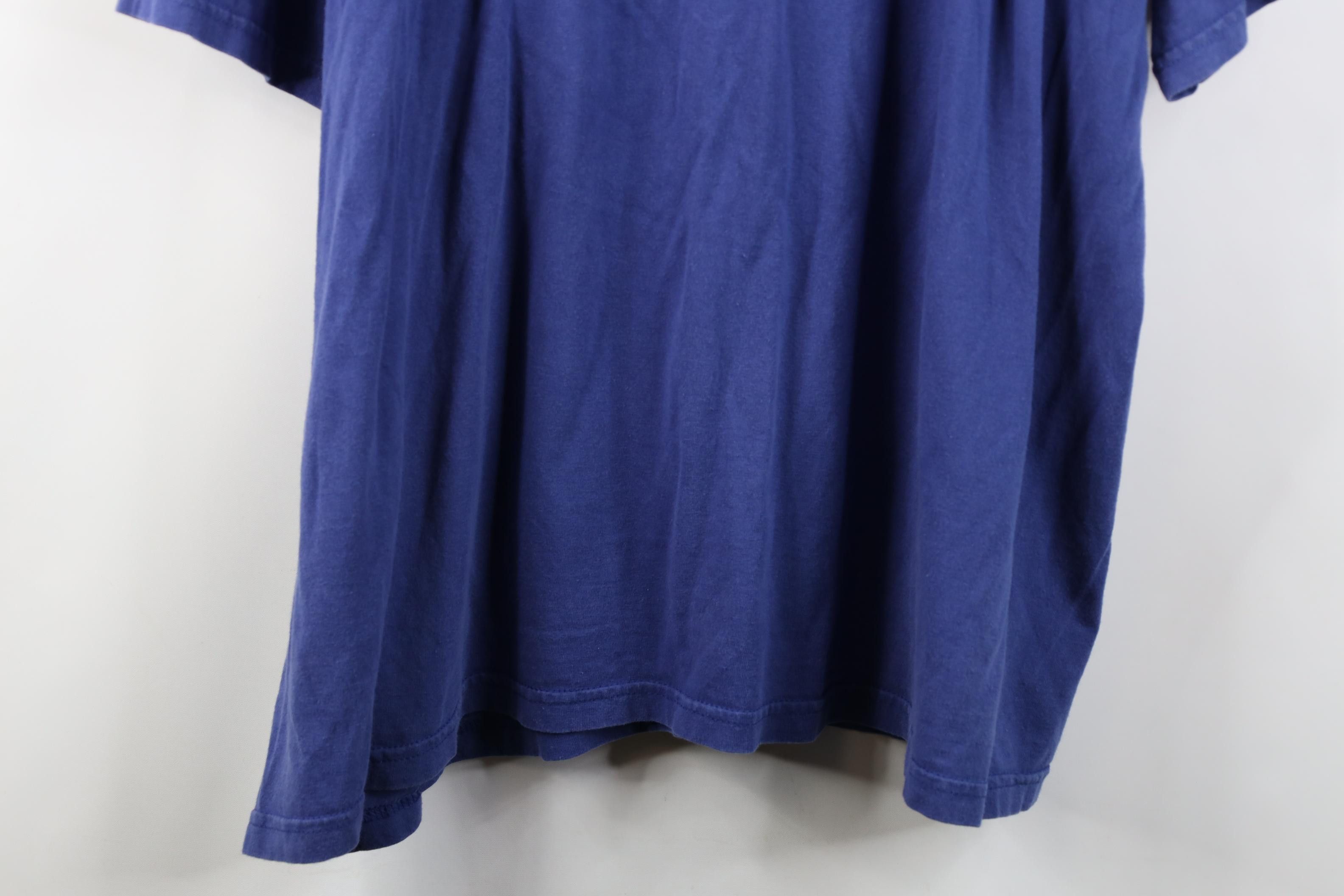 Vintage Vintage 90s Y2K Streetwear NYC New York City T-Shirt Blue Size US XXL / EU 58 / 5 - 14 Thumbnail