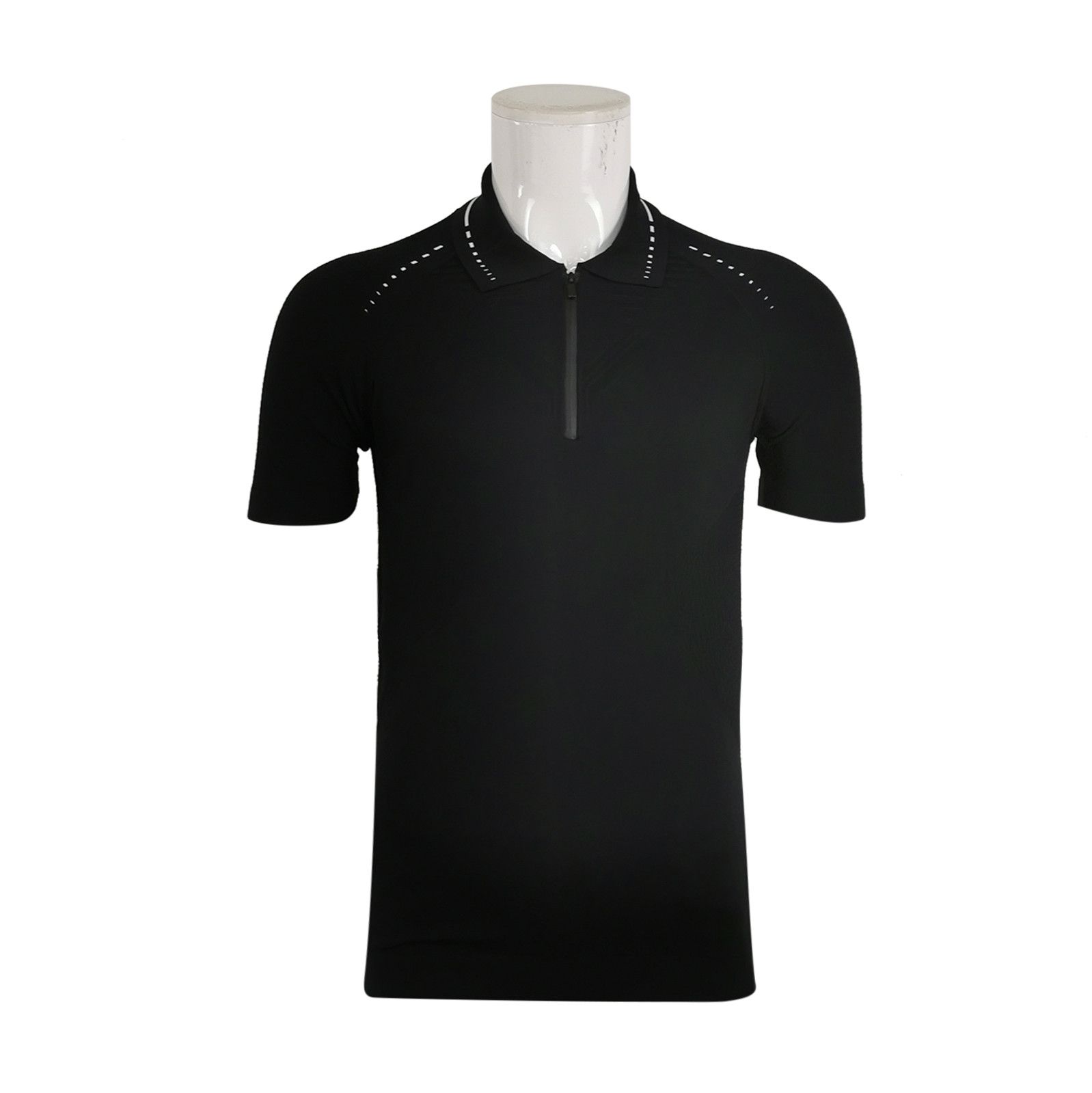 Prada Prada Contrast Collar T-Shirt in Large Size 0089 Size L / US 10 / IT 46 - 1 Thumbnail