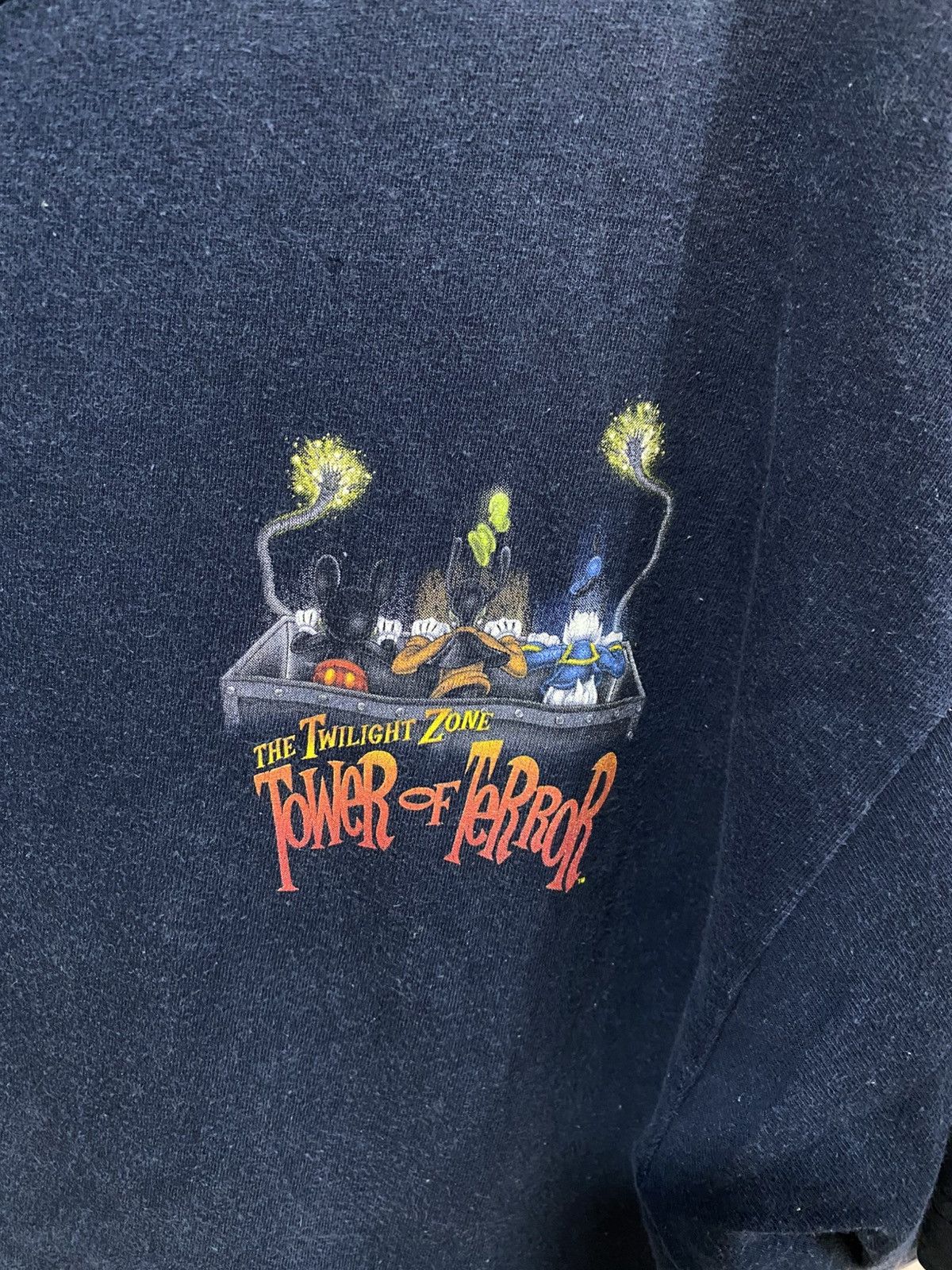 Disney Tshirt vintage disney 90’s the twilight zone tower of terror Size US XL / EU 56 / 4 - 4 Thumbnail