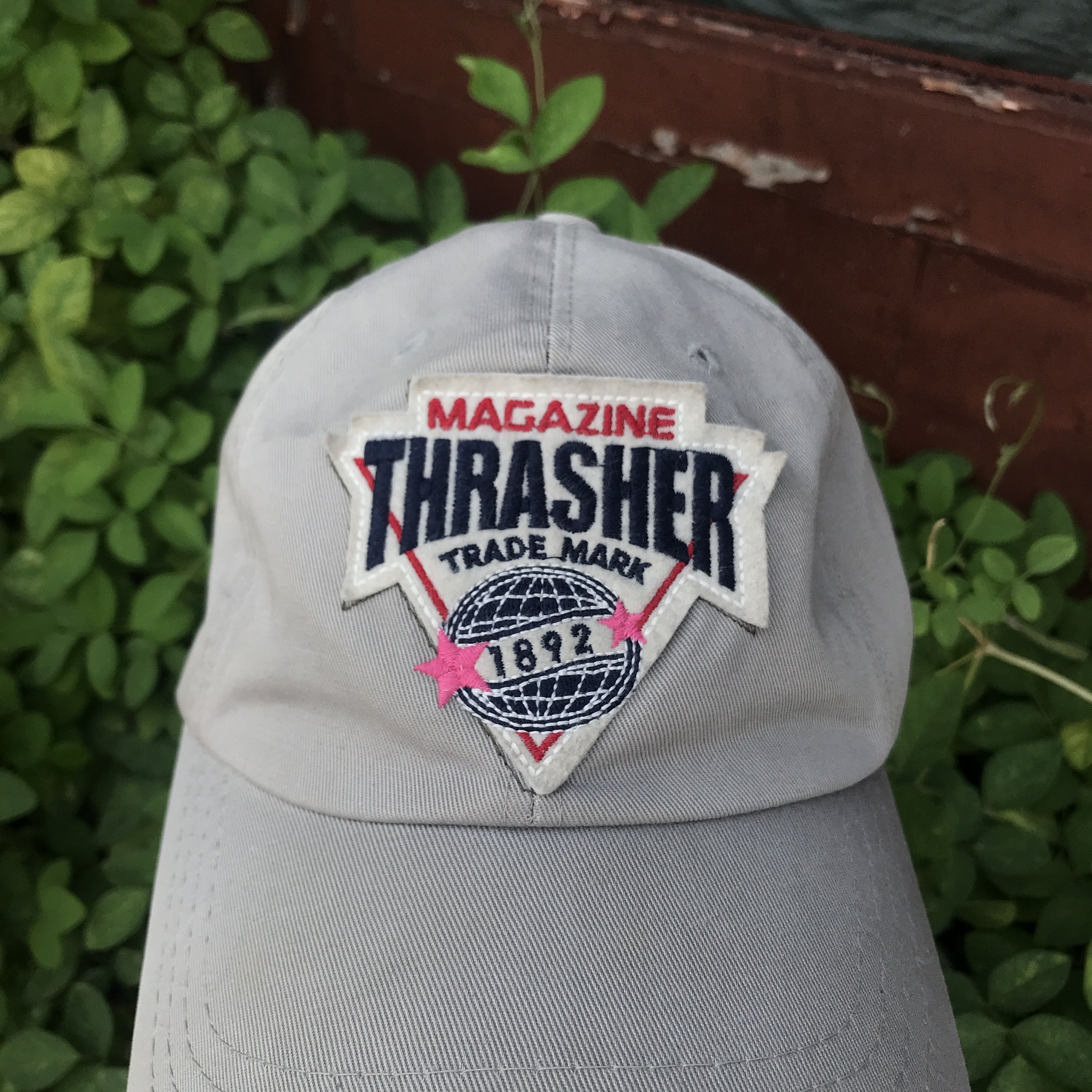 Thrasher VINTAGE THRASHER MAGAZINE TRADE MARK 1892 DISTRESSED CAP Size ONE SIZE - 2 Thumbnail
