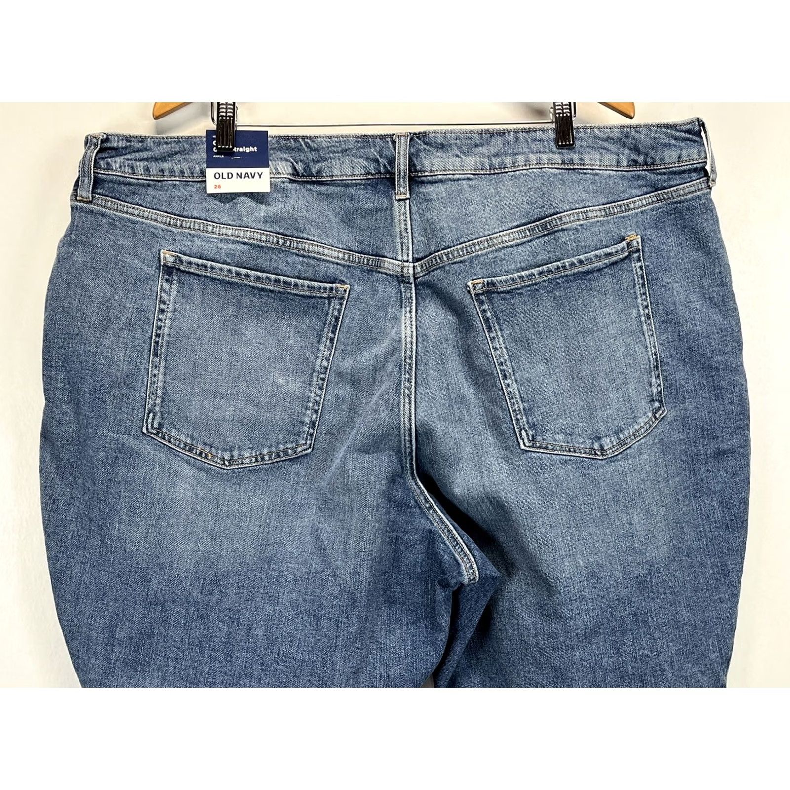 Old Navy Old Navy High rise Curvy O.g. Straight Ankle Jeans Womens 26 Plus NWT Size 26" / US 2 / IT 38 - 4 Thumbnail