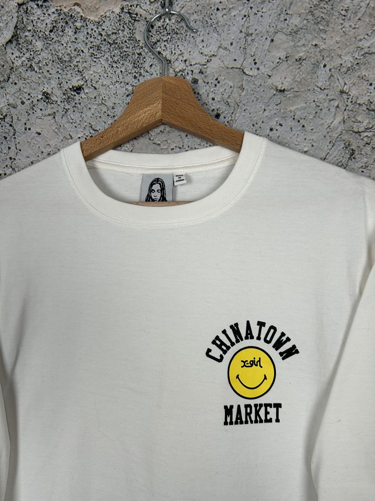 Market Chinatown Market x X-Girl Smiley Longsleeve Streetwear Hype Size US M / EU 48-50 / 2 - 5 Thumbnail