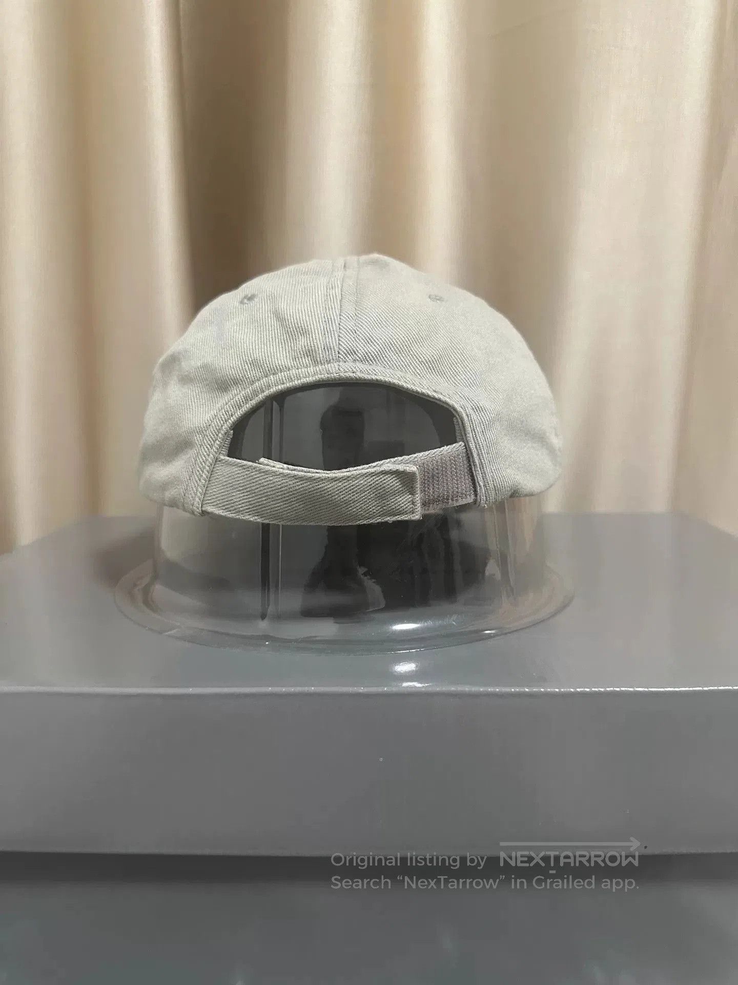 Balenciaga balenciaga embroidered logo baseball cap gray. Size ONE SIZE - 3 Thumbnail