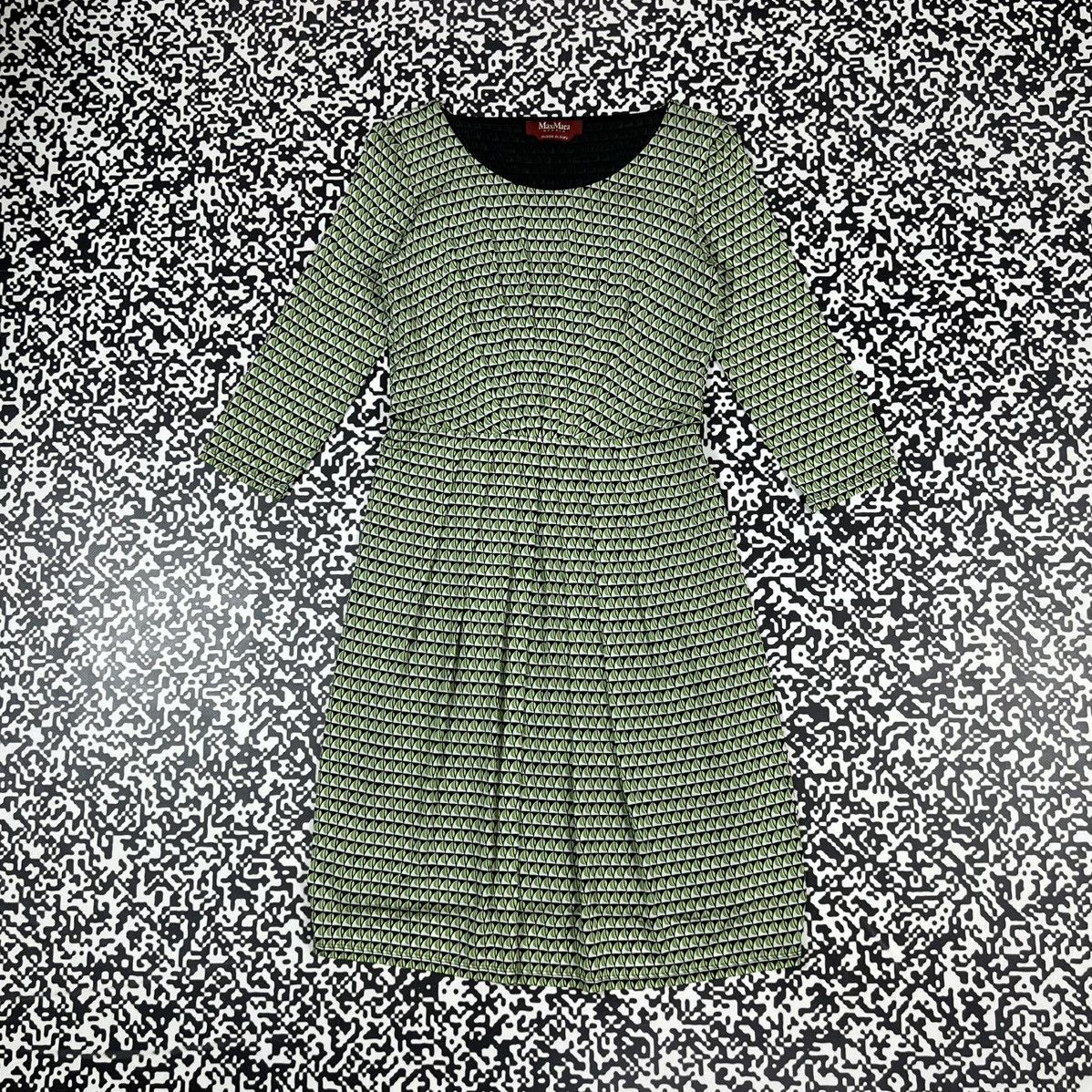 Max Mara Max Mara Studio Abstract Print Luxury Style Casual Dress Size M / US 6-8 / IT 42-44 - 3 Thumbnail