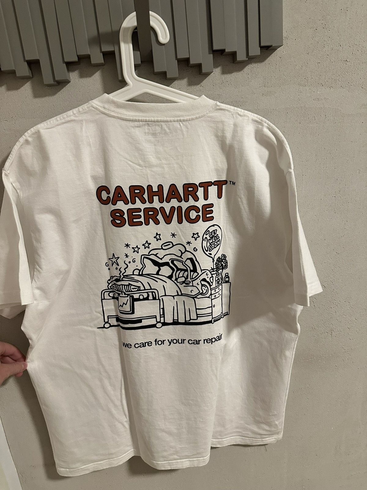Carhartt × Vintage Carhartt service tee 🔴⚪️ Size US L / EU 52-54 / 3 - 2 Thumbnail