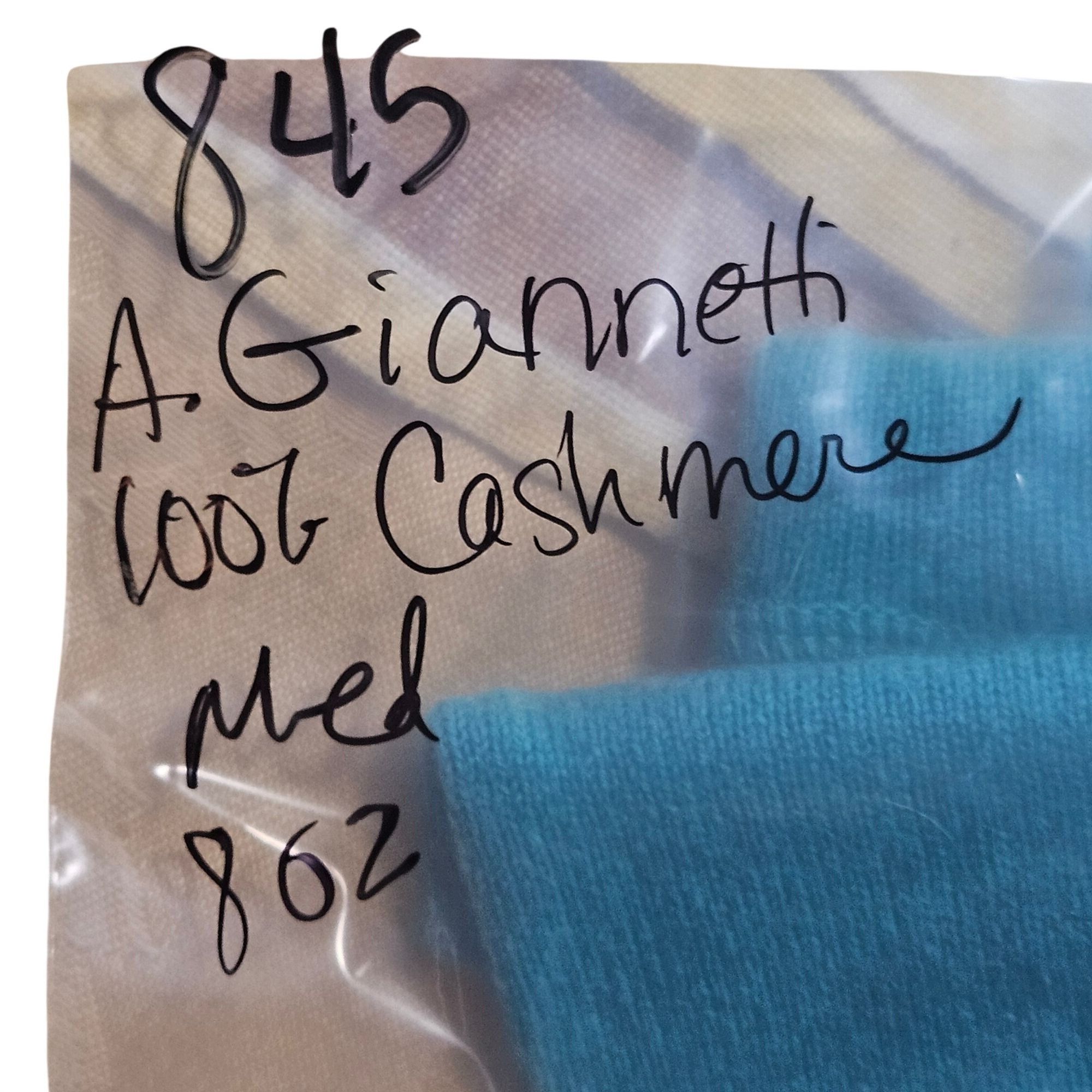 Other VTG A. Giannetti Women Cashmere Sweater Tank Turquoise M Coa Size M / US 6-8 / IT 42-44 - 9 Thumbnail
