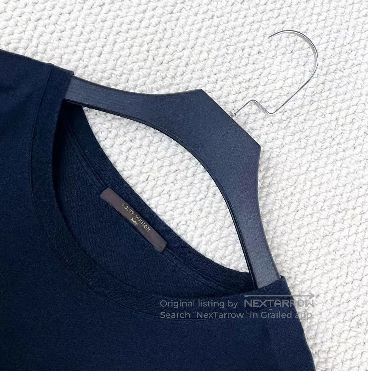 Louis Vuitton Louis Vuitton Blue Black Short Sleeve T. Size US XXL / EU 58 / 5 - 3 Thumbnail