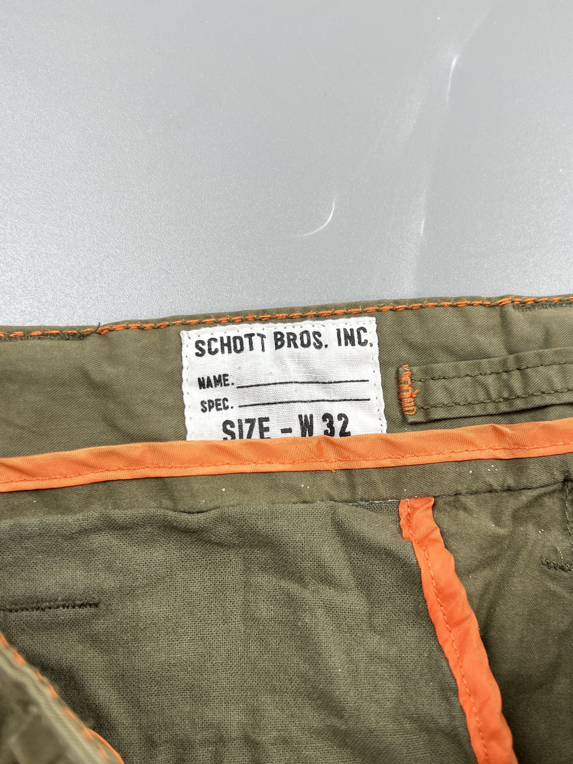 Schott Schott Military Cargo Shorts (Y0862) Size US 32 / EU 48 - 7 Thumbnail