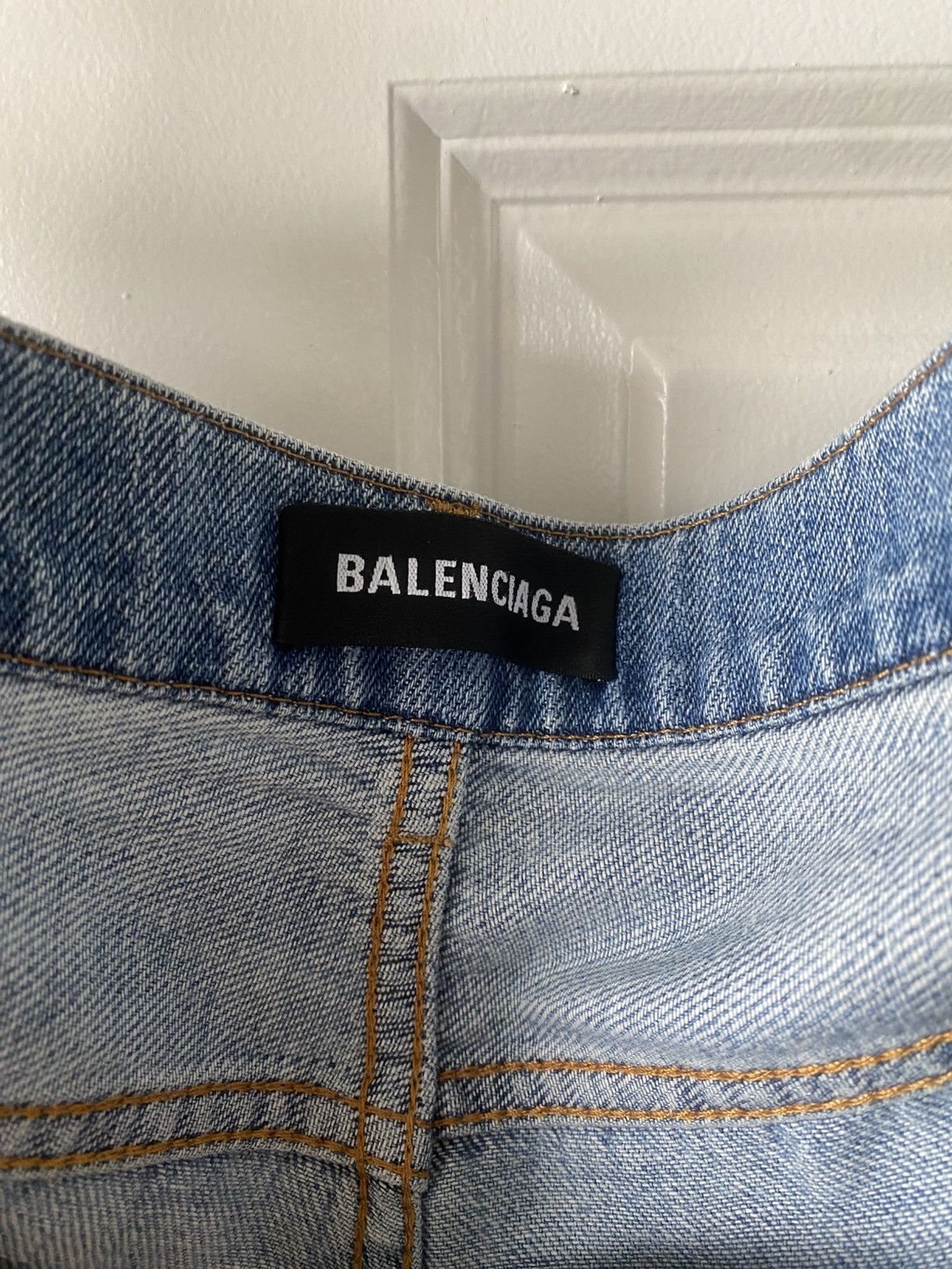 Balenciaga Balenciaga Hybrid Cargo Denim Pants Size US 34 / EU 50 - 8 Thumbnail