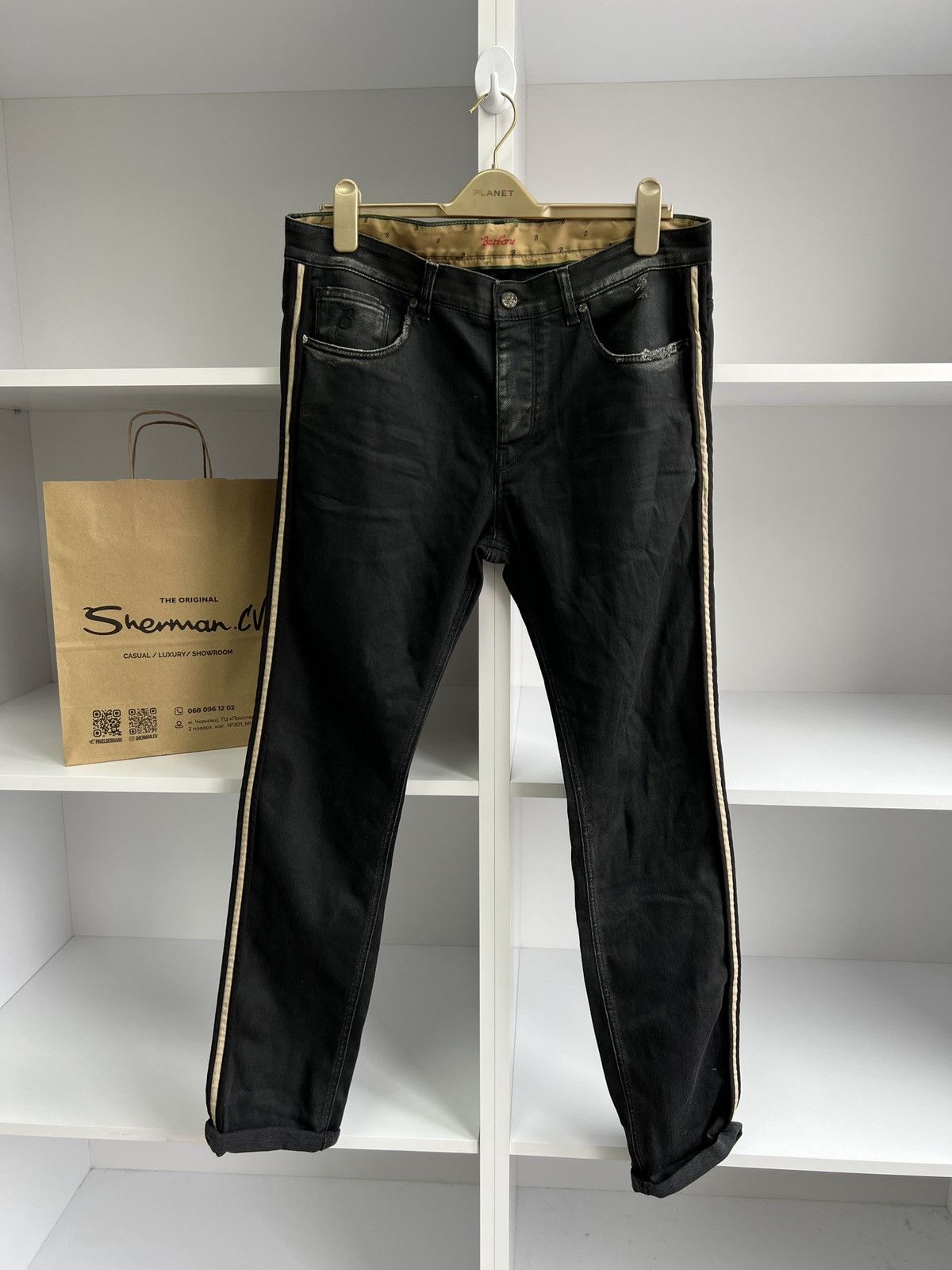 Designer × Vintage Vintage Barb'one Men's Chino Cotton Pants Size US 32 / EU 48 - 2 Thumbnail