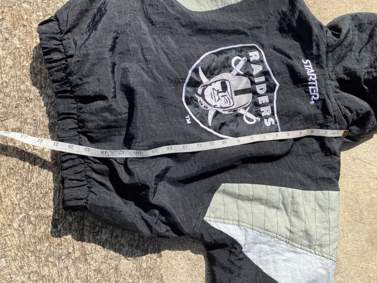 Starter Vintage Oakland Raiders 90s For kids Jacket hoodie Size US XXS / EU 40 - 3 Thumbnail