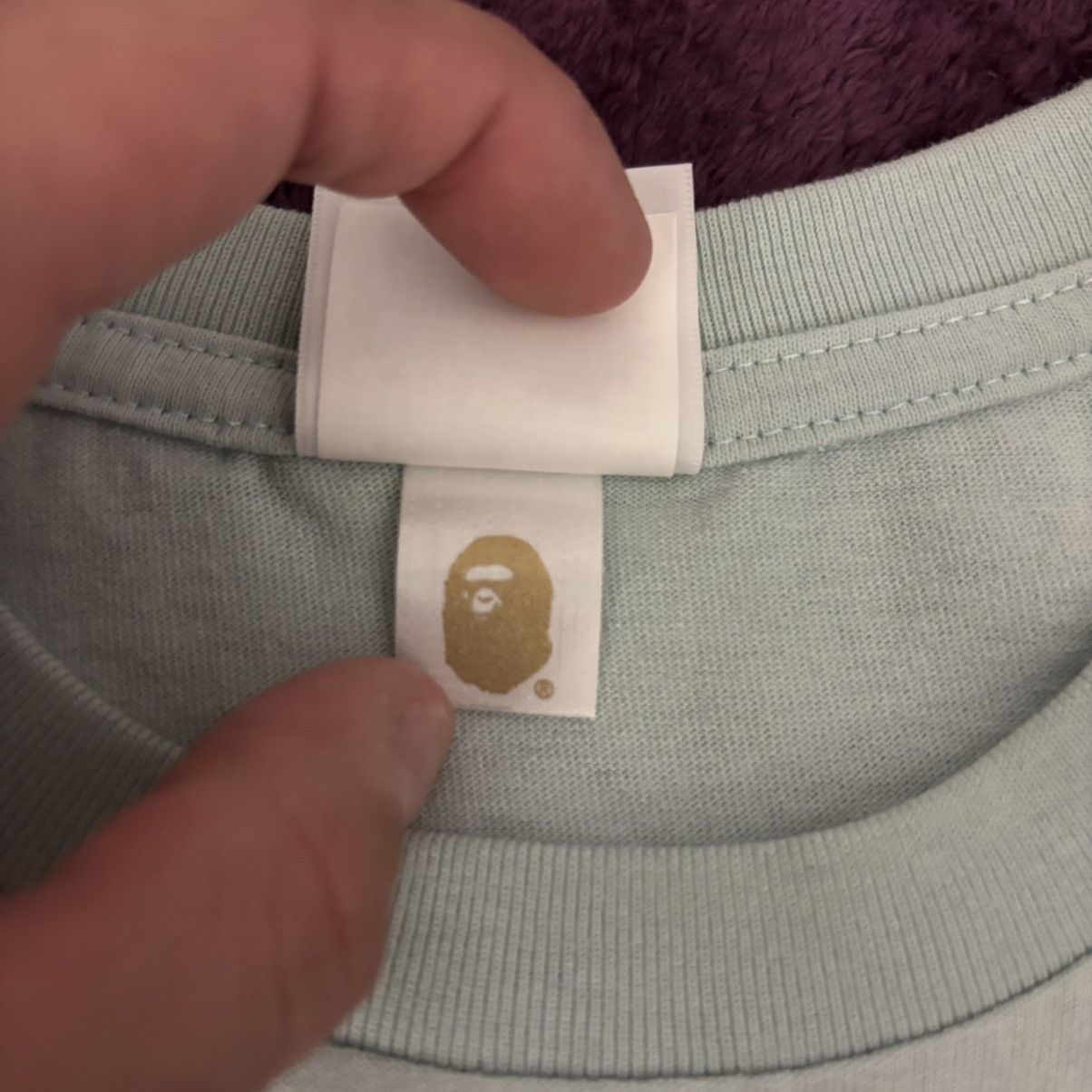 Bape BAPE Shark Pocket Tee Baby Blue Size US S / EU 44-46 / 1 - 6 Thumbnail