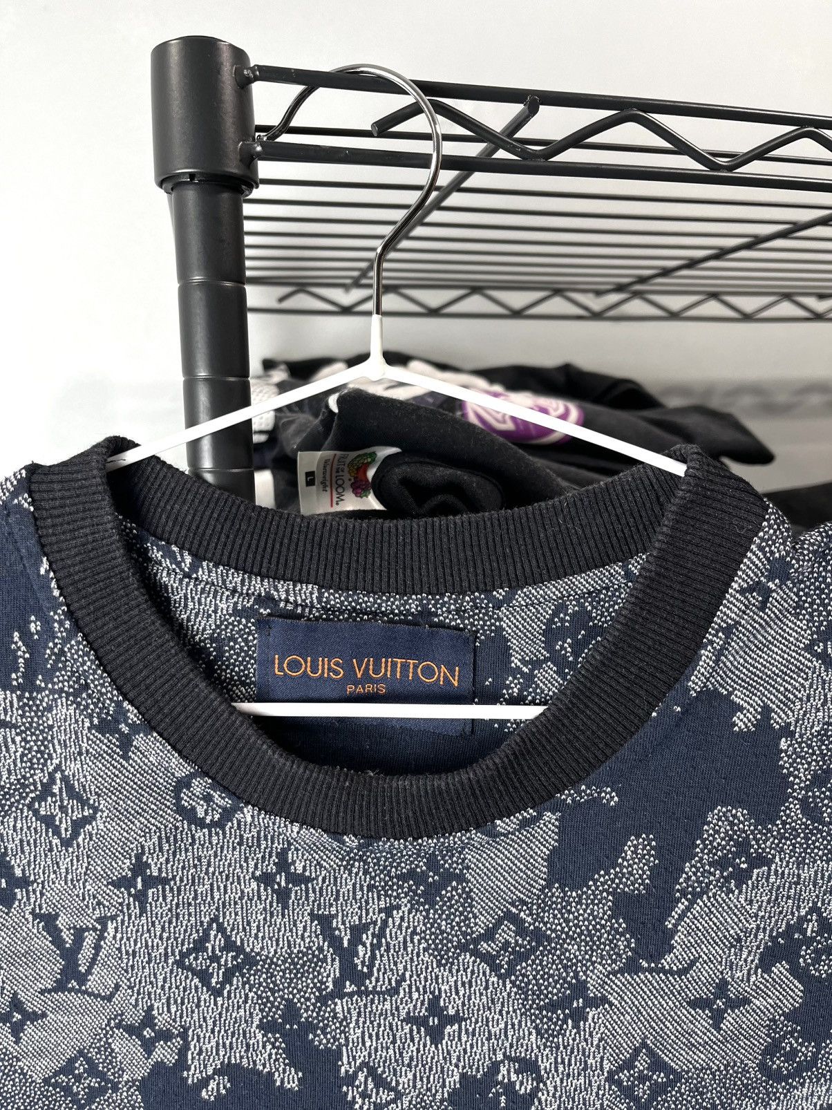 Hypebeast Hypebeast Louis Vuitton Style Heavy T Shirt Monogram Size US M / EU 48-50 / 2 - 3 Thumbnail