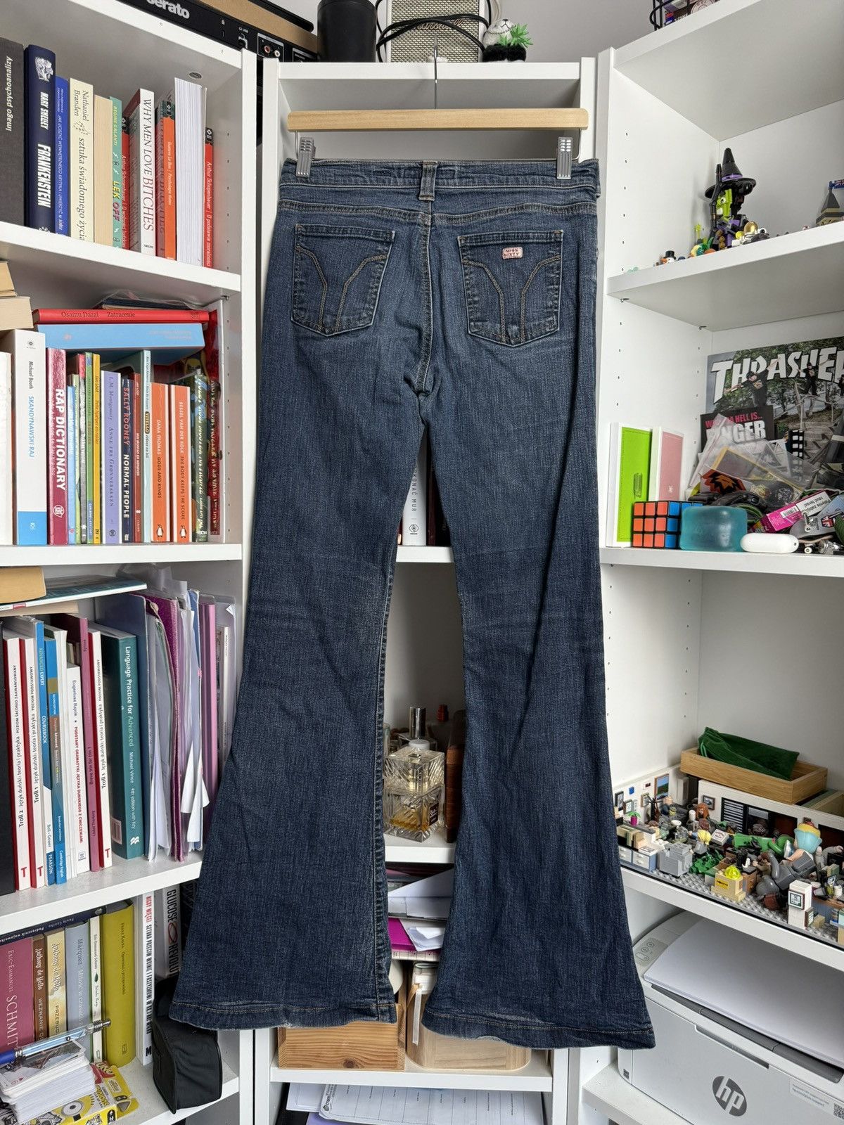 Miss Sixty × Vintage Vintage y2k Miss Sixty Bell bottom wide leg denim pants 29 Size 29" - 1 Thumbnail