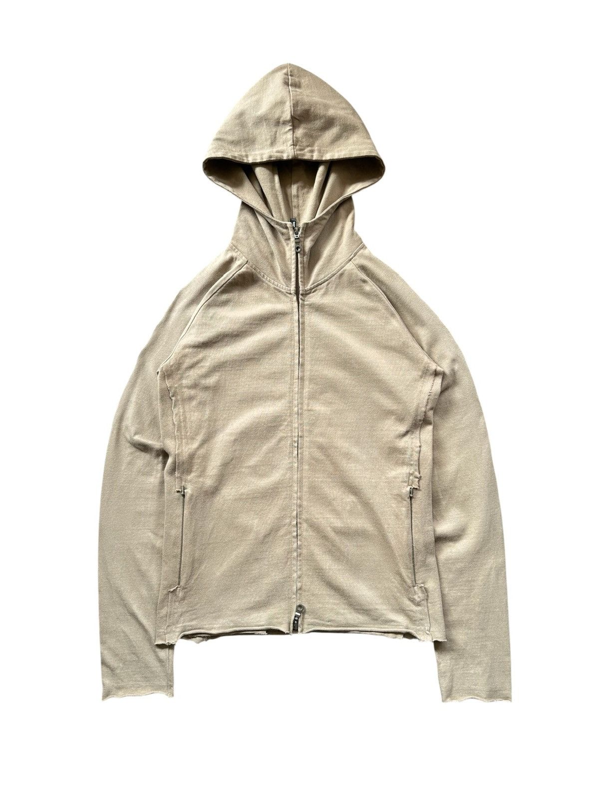 14th Addiction 00's Battalion Japan raw edge slim zipper hoodie Size US S / EU 44-46 / 1 - 3 Thumbnail