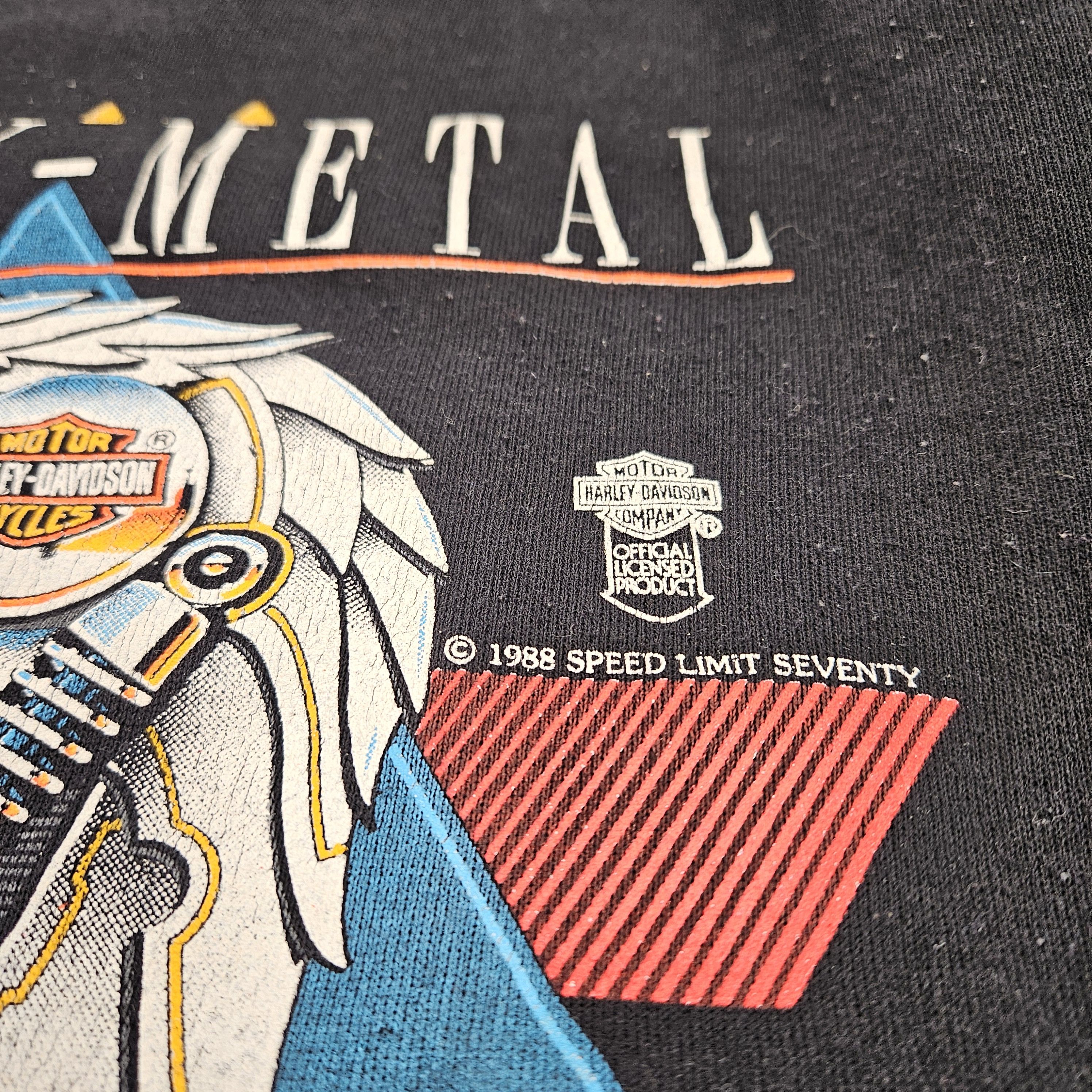 Harley Davidson 88 Harley Davidson Large Heavy Metal Crewneck Sweater Eagle Size US L / EU 52-54 / 3 - 9 Thumbnail