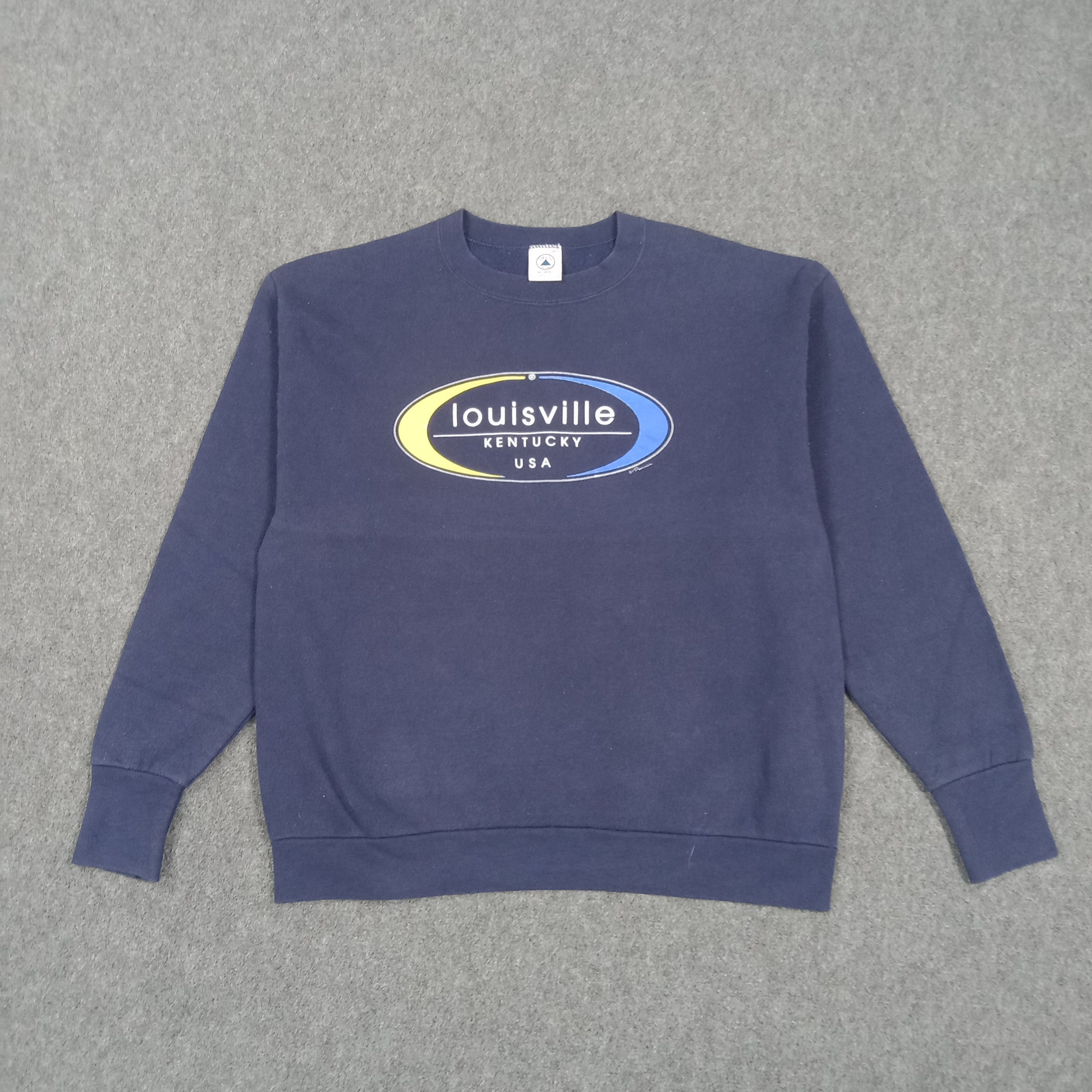 Delta 90's Louisville Kentucky USA Sweatshirt Retro C286N5 Size US L / EU 52-54 / 3 - 1 Thumbnail