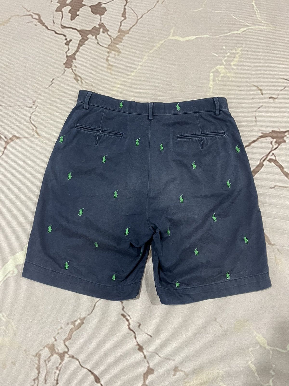Polo Ralph Lauren Polo Ralph Lauren All Over Pony Shorts Navy 32 Rare Size US 32 / EU 48 - 7 Thumbnail