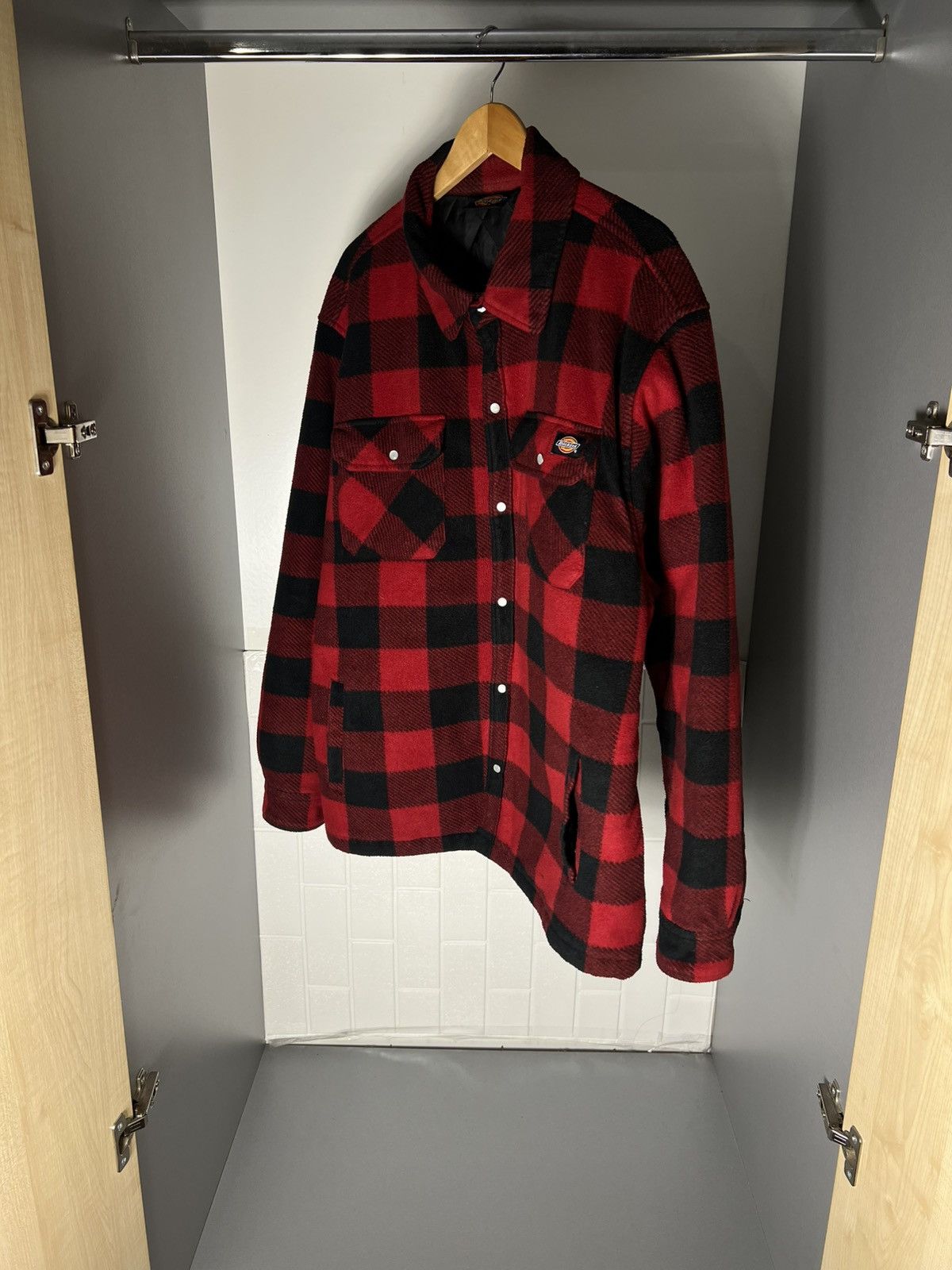 Dickies VINTAGE DICKIES FLANNEL SHERPA JACKET CASUAL DESIGNER 90s Size US XXL / EU 58 / 5 - 15 Thumbnail