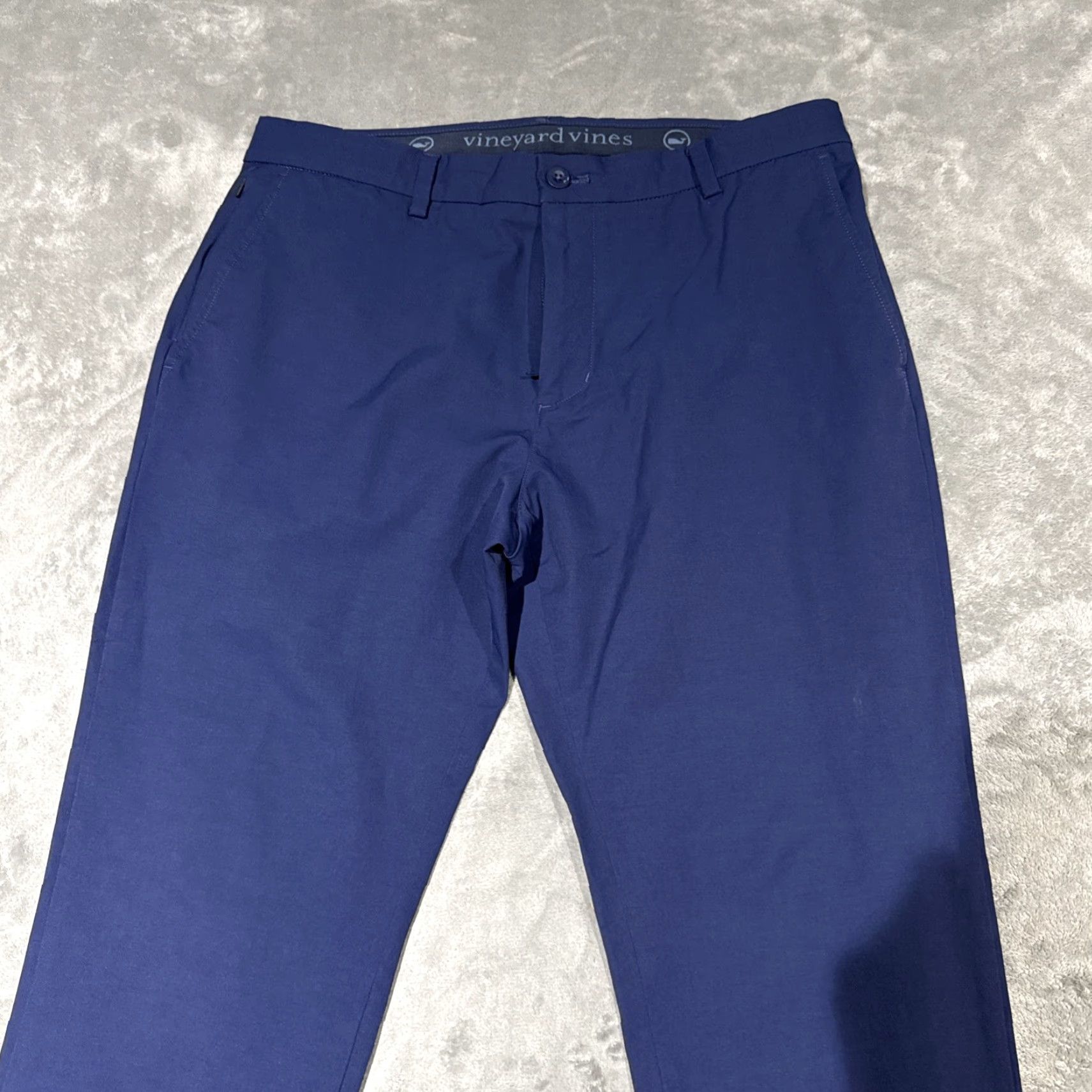 Vineyard Vines VINEYARD VINES On The Go OTG Pant Mens 36x32 Chino Blue Casual Golf Preppy Size US 36 / EU 52 - 2 Thumbnail