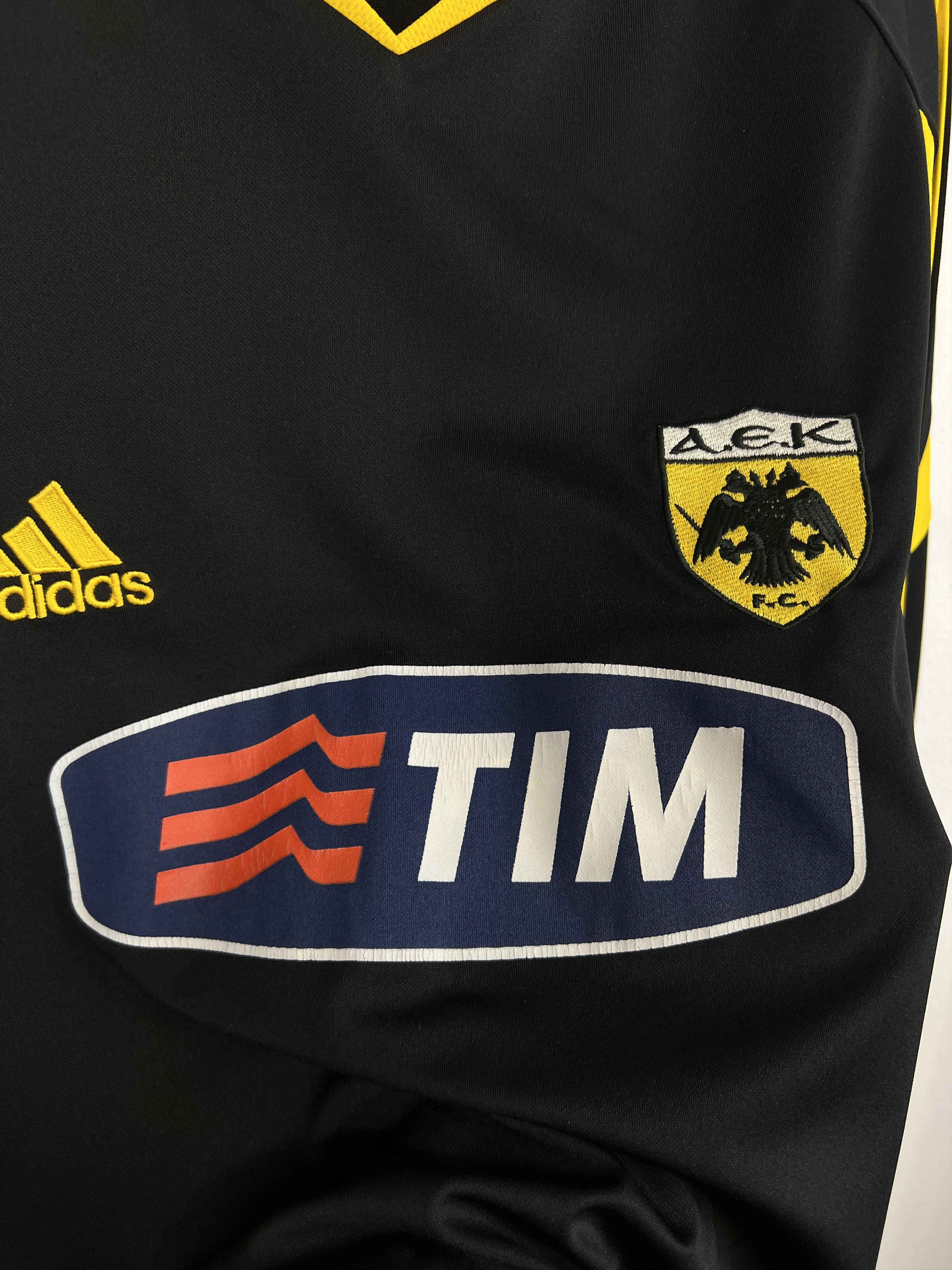 Adidas AEK Athens football shirt Soccer Long Sleeve Jersey Trikot Size US M / EU 48-50 / 2 - 3 Thumbnail
