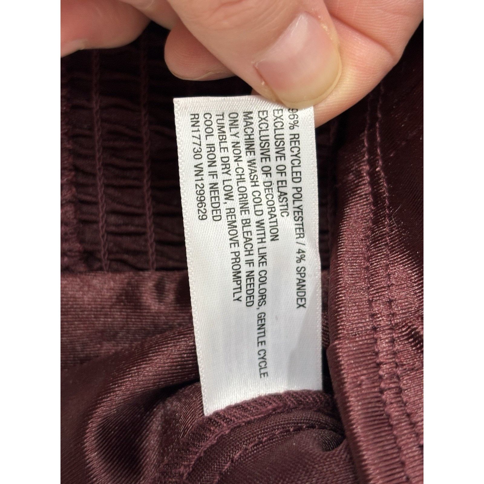 Target Basics Wild Fable Burgundy Silky Corset Tank Top Rosettes XXS Size XXS / US 00 / IT 34 - 8 Thumbnail