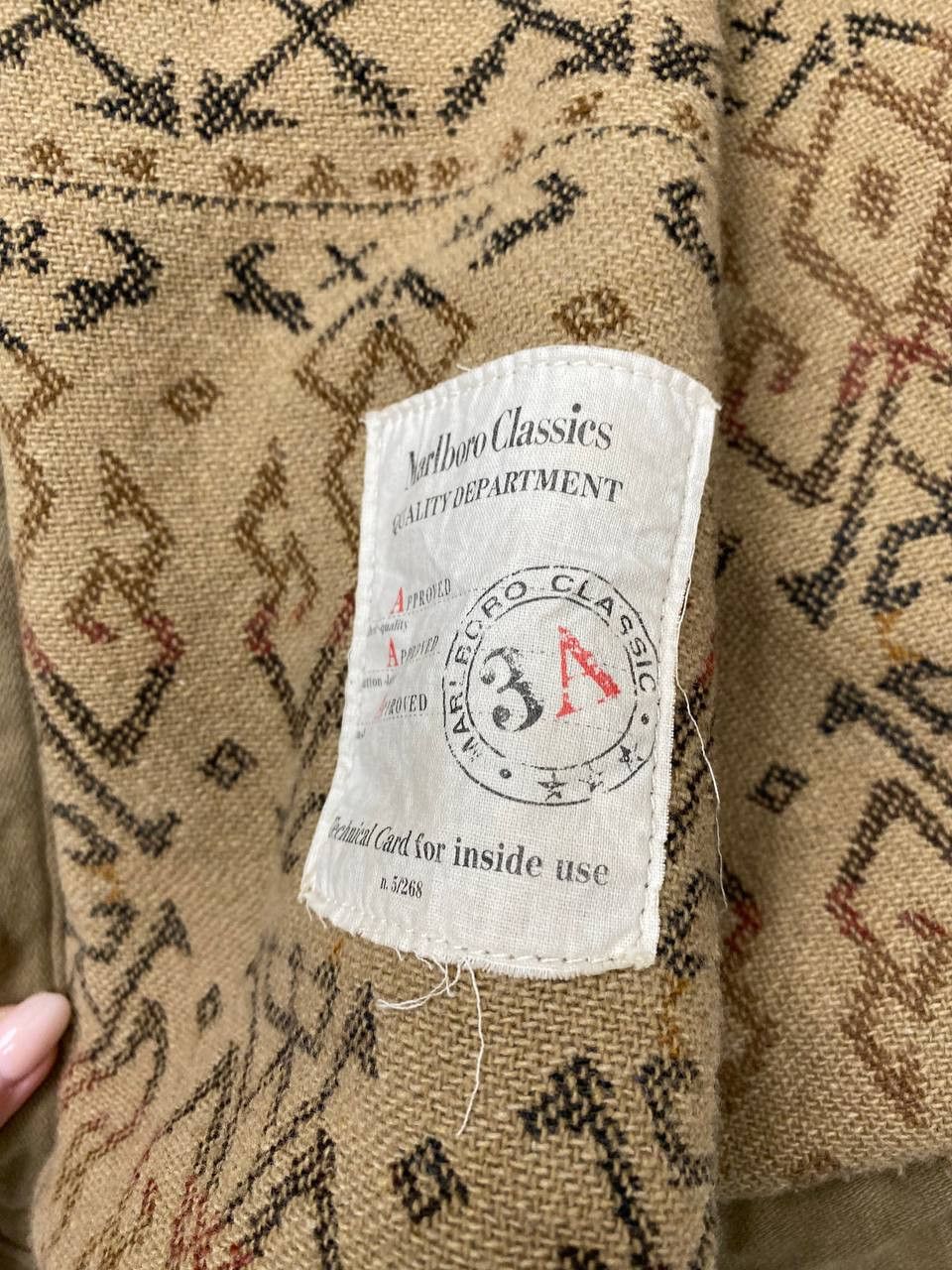 Marlboro Marlboro Classics Beige XXXL Vintage Canvas Jacket 90s Italy Size US XXL / EU 58 / 5 - 12 Thumbnail