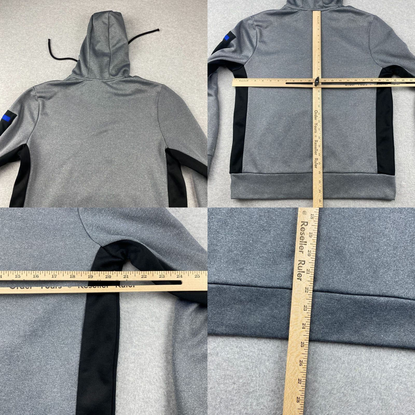 Spyder Spyder Active Pro Web Hoodie Mens Medium Gray Pullover Pockets Size US M / EU 48-50 / 2 - 8 Thumbnail