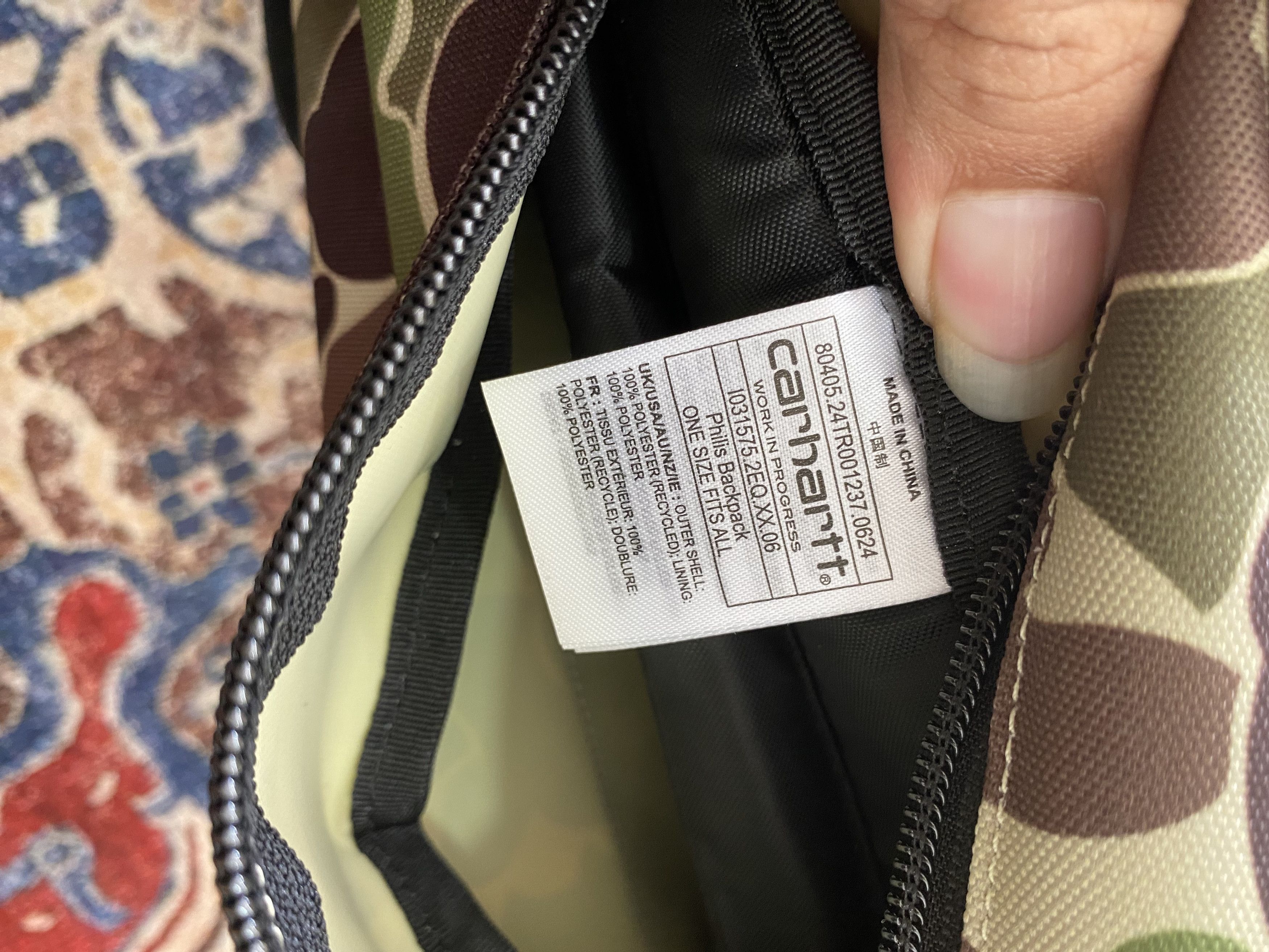 Carhartt Wip Carhartt WIP Philis Backpack - Camo Dark Green Size ONE SIZE - 12 Thumbnail