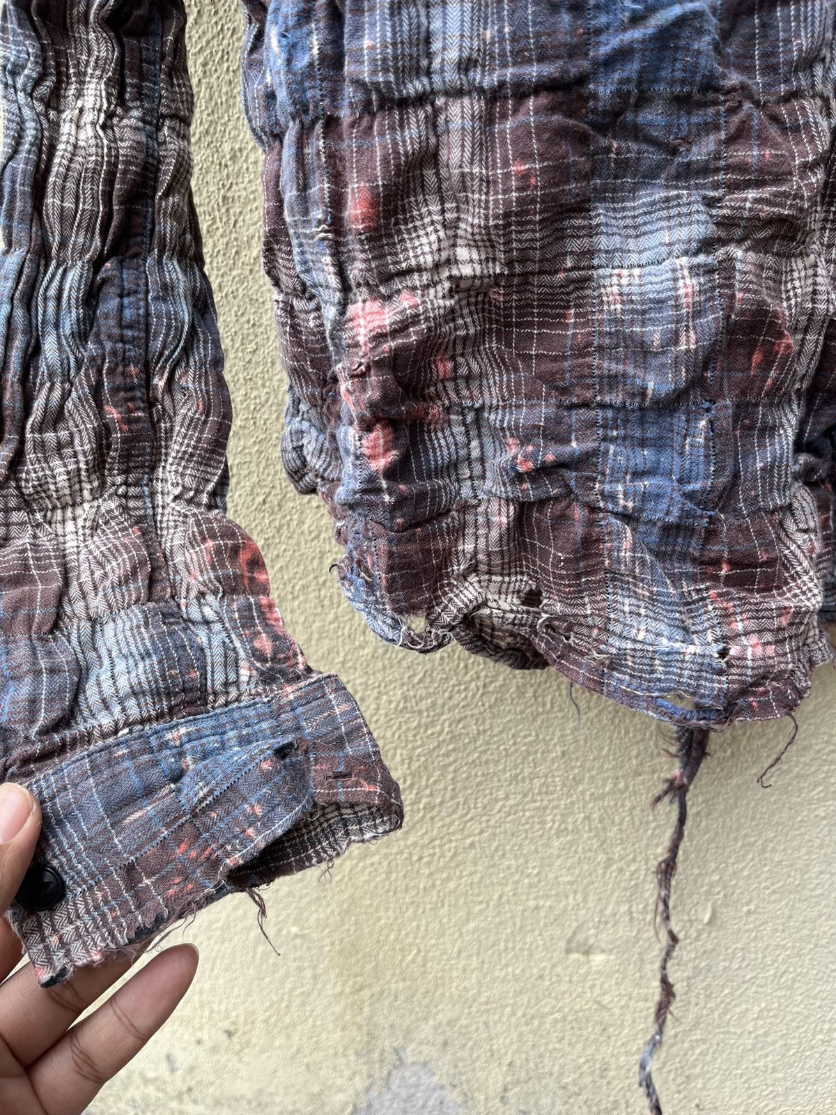 Pledge Distressed flannel button down by pledge Size US M / EU 48-50 / 2 - 23 Thumbnail