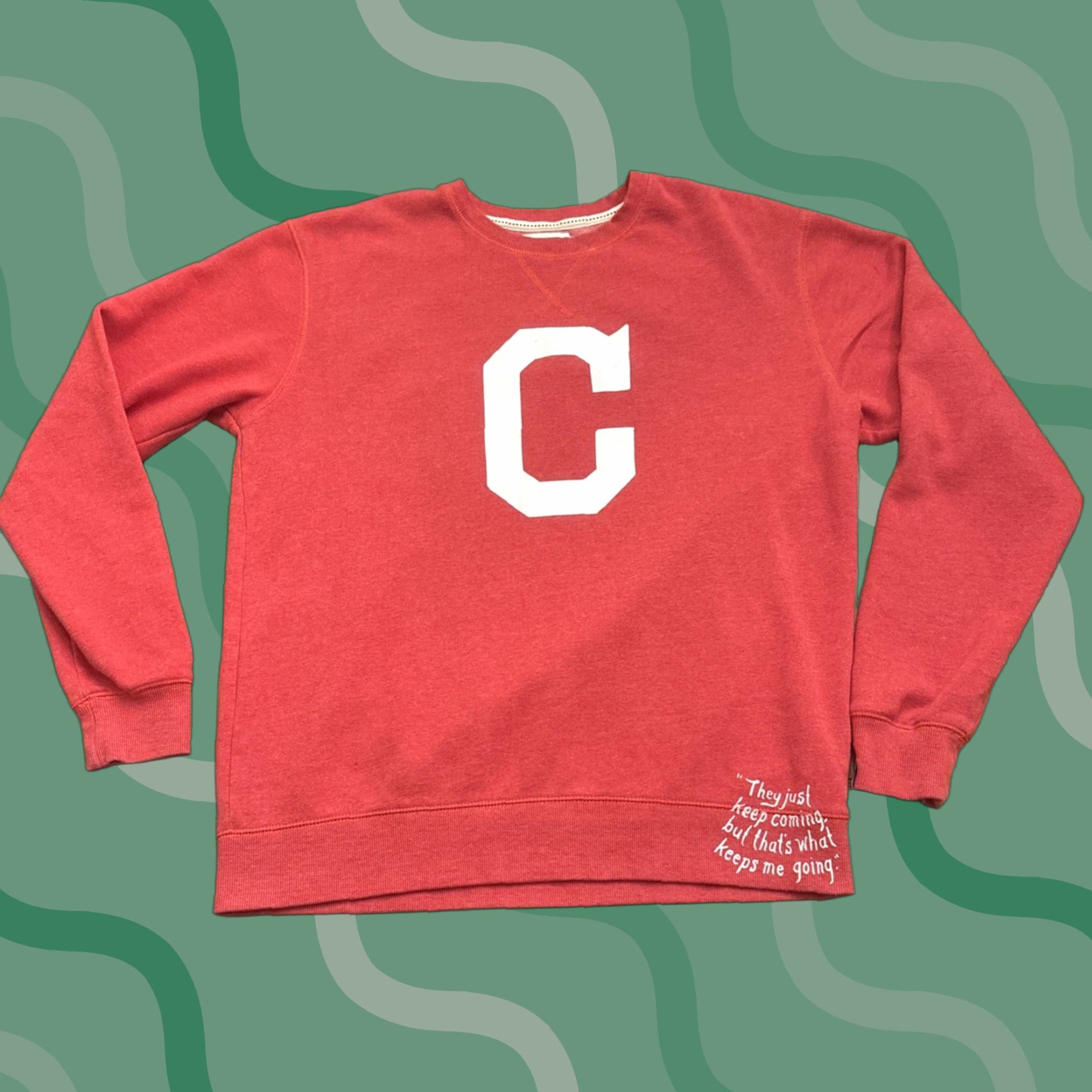 Roots VINTAGE Roots Of Fight Jim Thorpe 21 Sweatshirt Pullover Burnt Red Size L EUC Mens Size US L / EU 52-54 / 3 - 1 Thumbnail