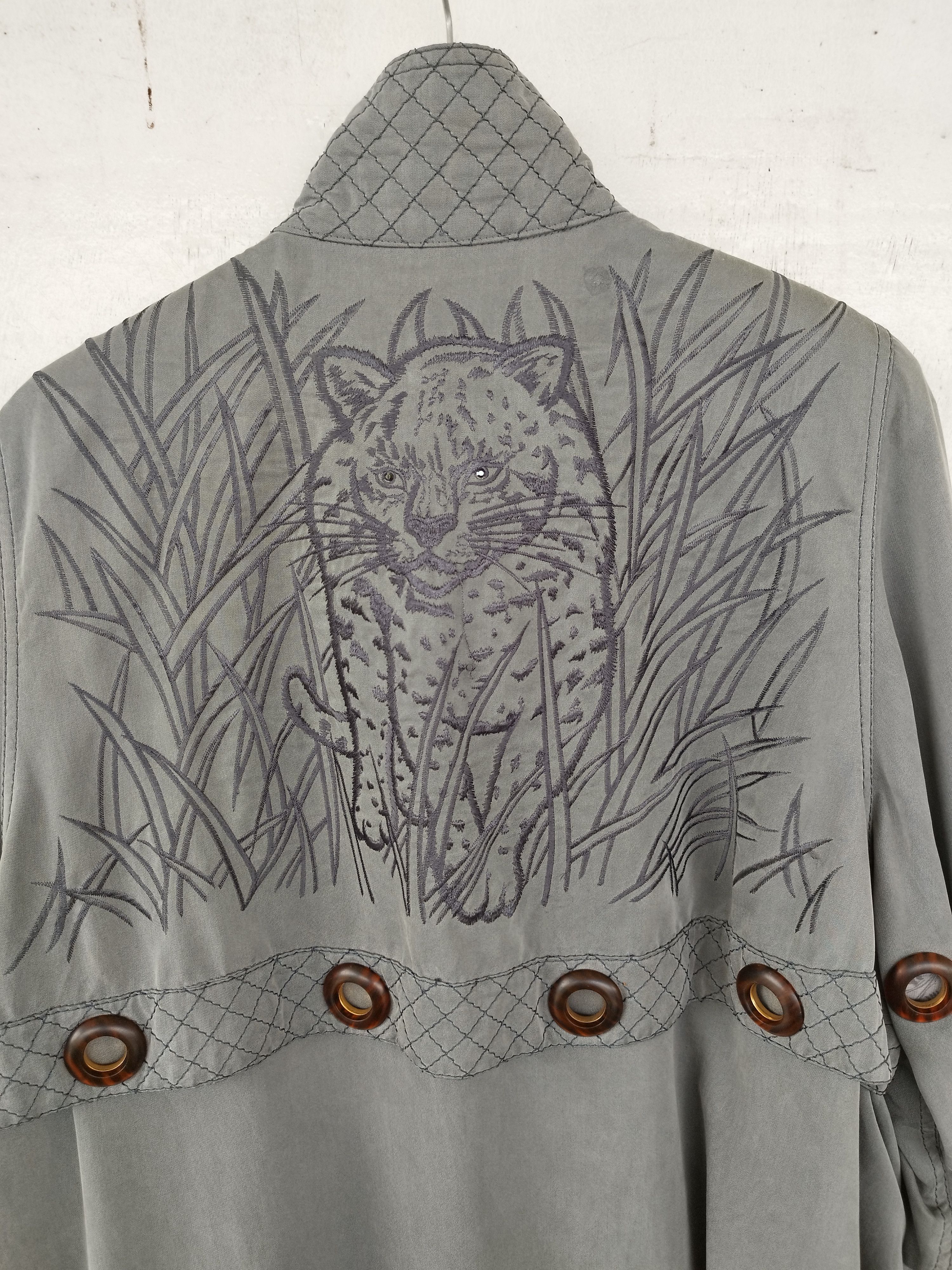 Beauty Beast Parka jacket Sukajan Tiger motive embroidery Size US L / EU 52-54 / 3 - 6 Thumbnail