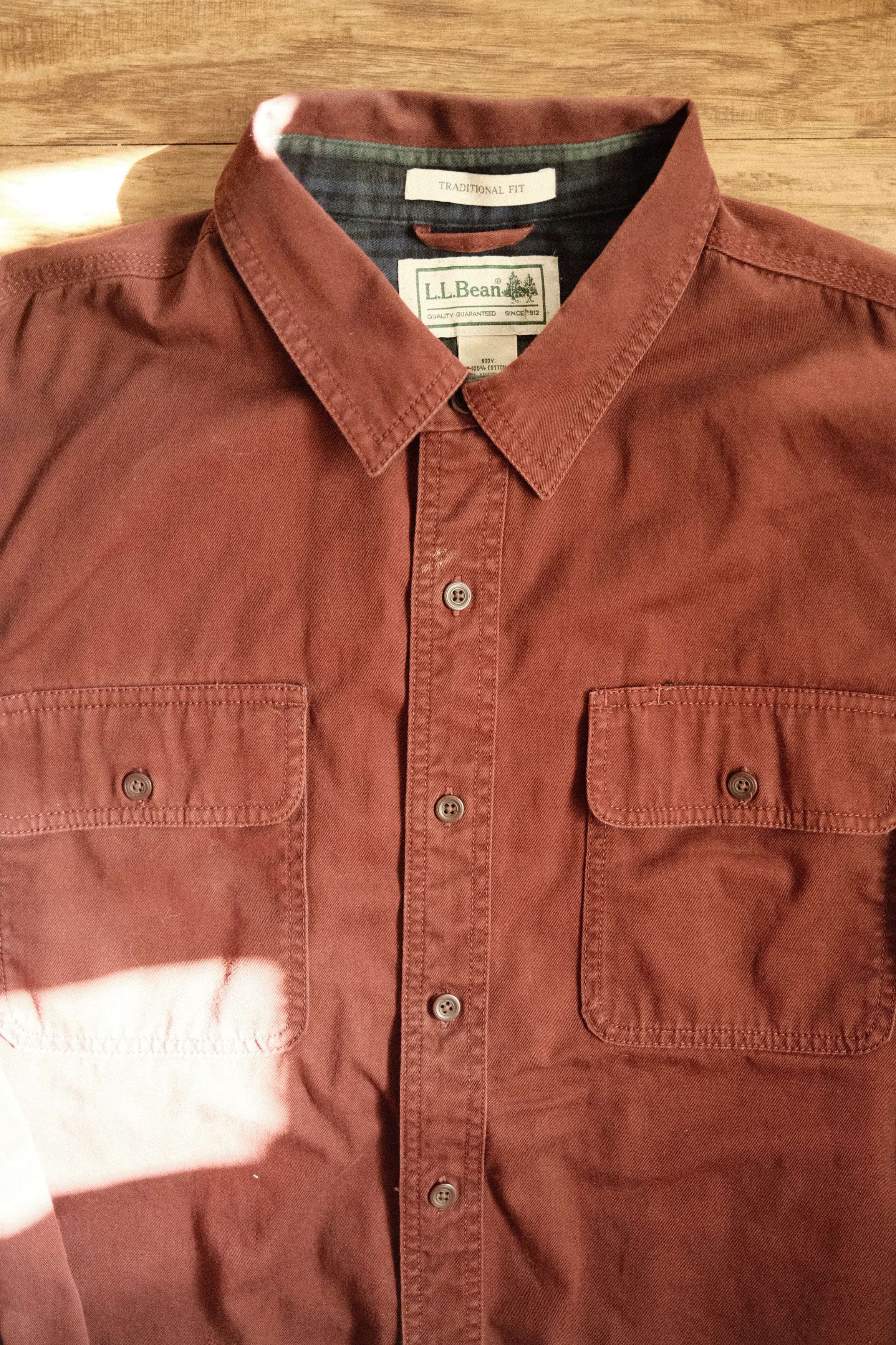 L.L. Bean Vintage LL Bean Over Shirt Size US XL / EU 56 / 4 - 3 Thumbnail