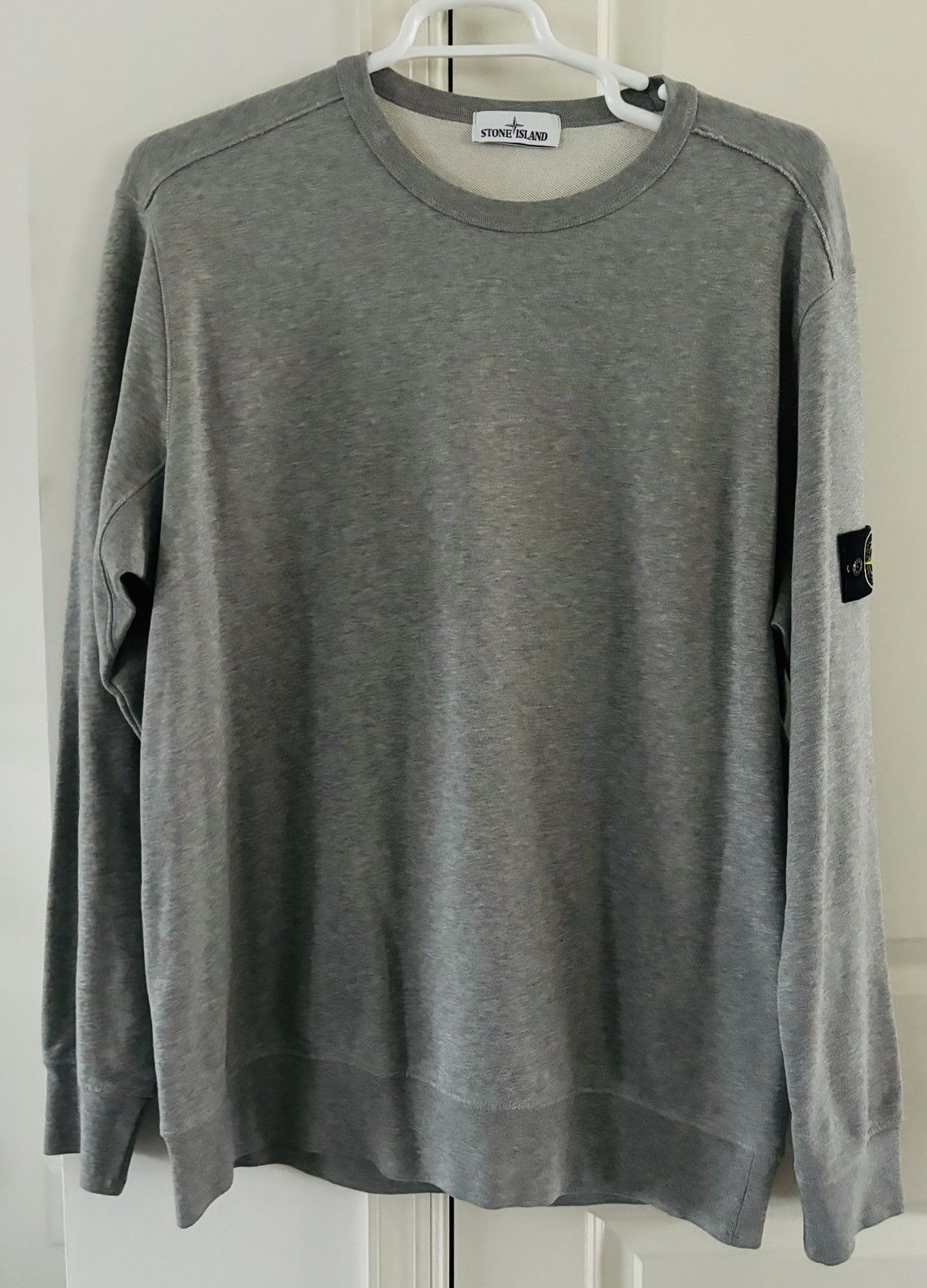 Image of Stone Island Sweatshirt In Grey Size 3Xl, Men's