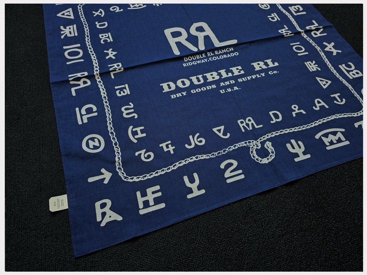 RRL Ralph Lauren RRL Bandana COTTON Scarf handkerchief Size ONE SIZE - 7 Thumbnail