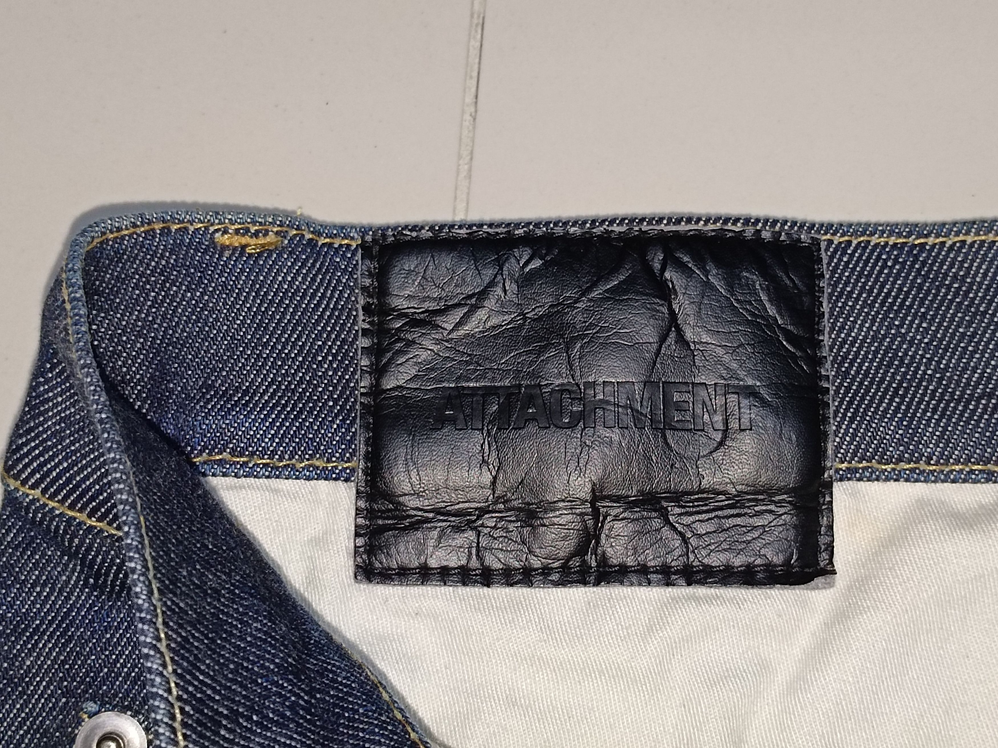 Attachment × Kazuyuki Kumagai Attachment Kazuyuki Kumagai Attachment Denim Jeans Size US 32 / EU 48 - 6 Thumbnail