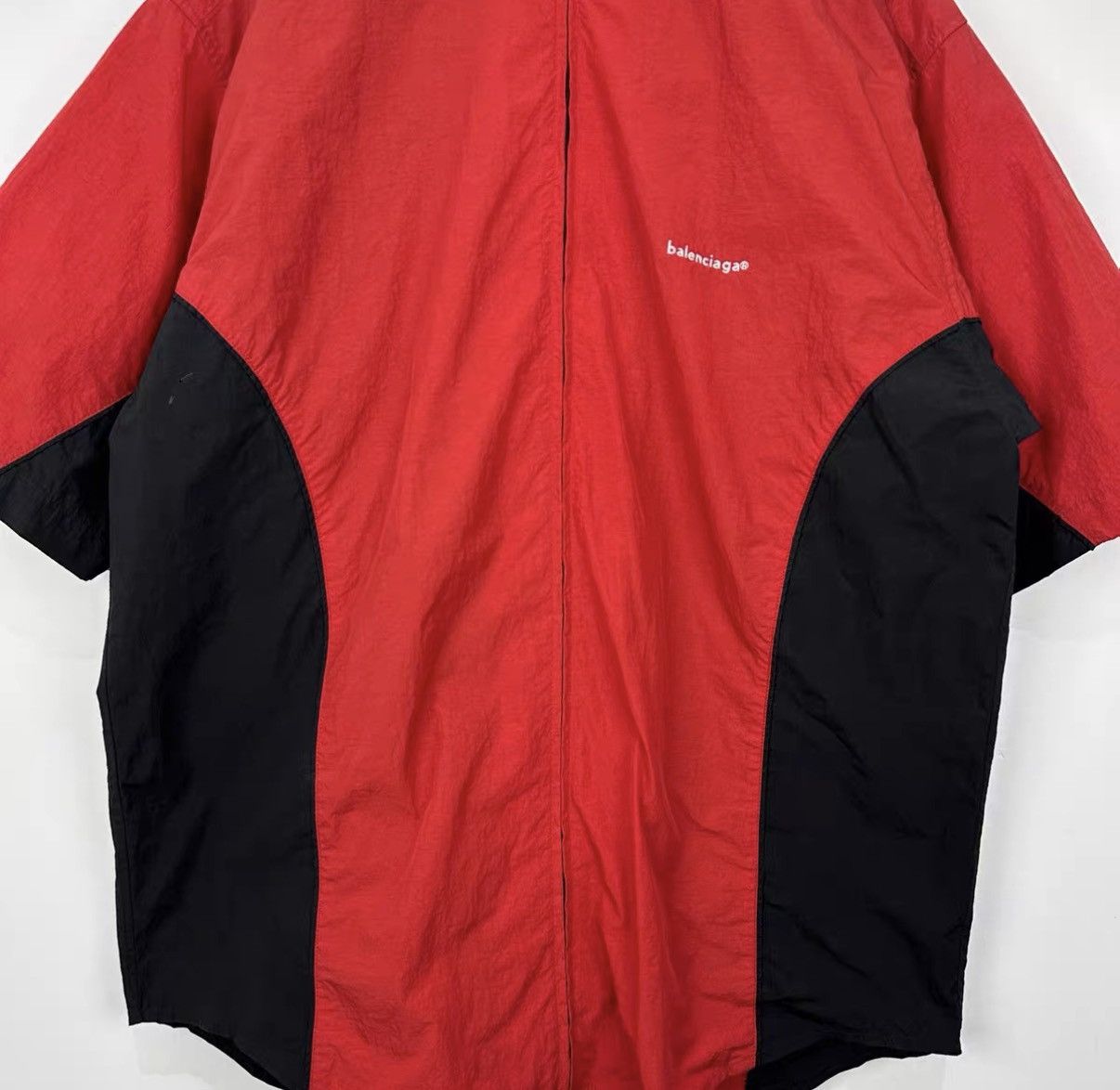 Balenciaga Balenciaga Color-block Short Sleeve Windbreaker Jacket J42 Size US S / EU 44-46 / 1 - 3 Thumbnail