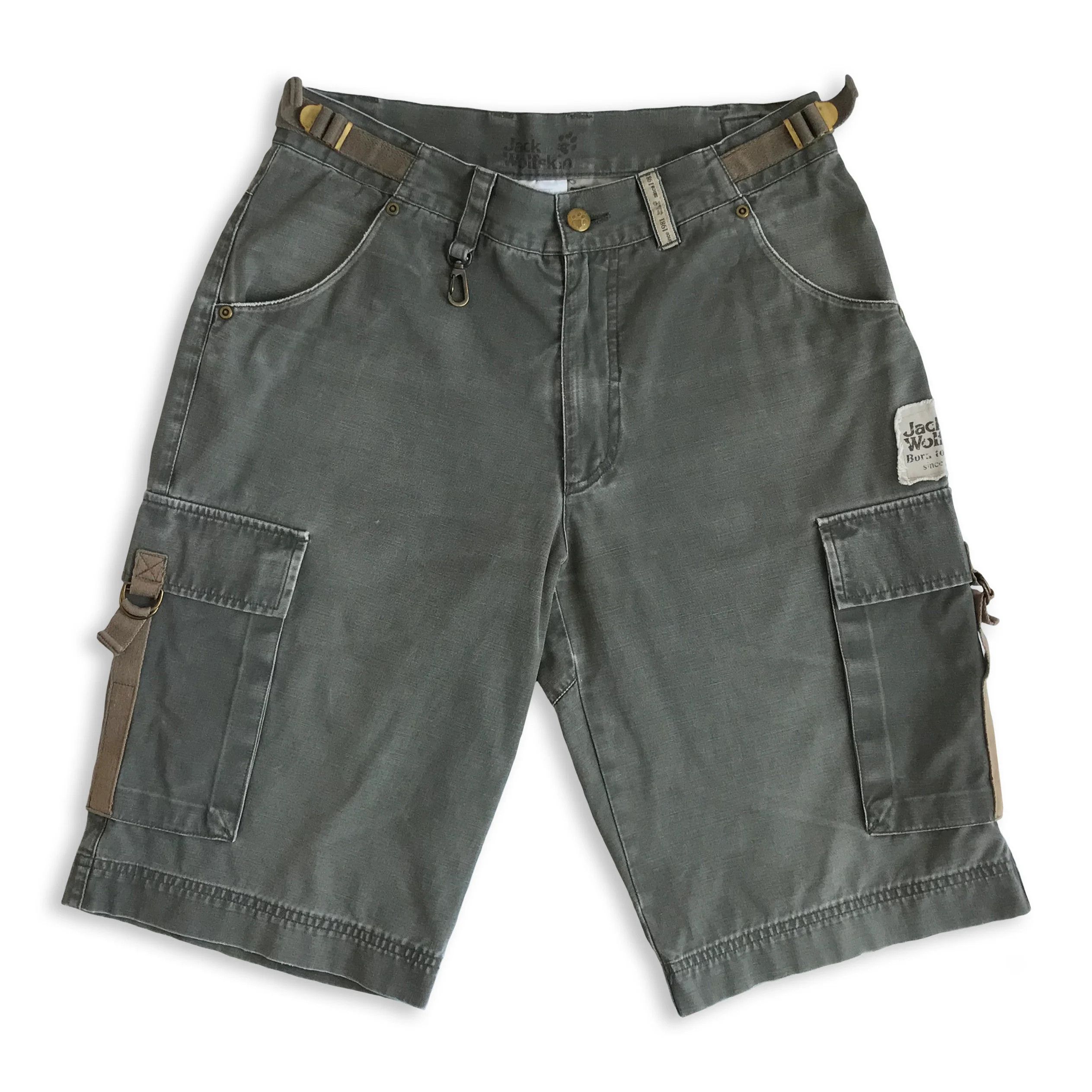 Jack Wolfskin Vintage 90s JACK WOLFSKIN Cargo Shorts Utility Outdoor Size US 34 / EU 50 - 2 Thumbnail
