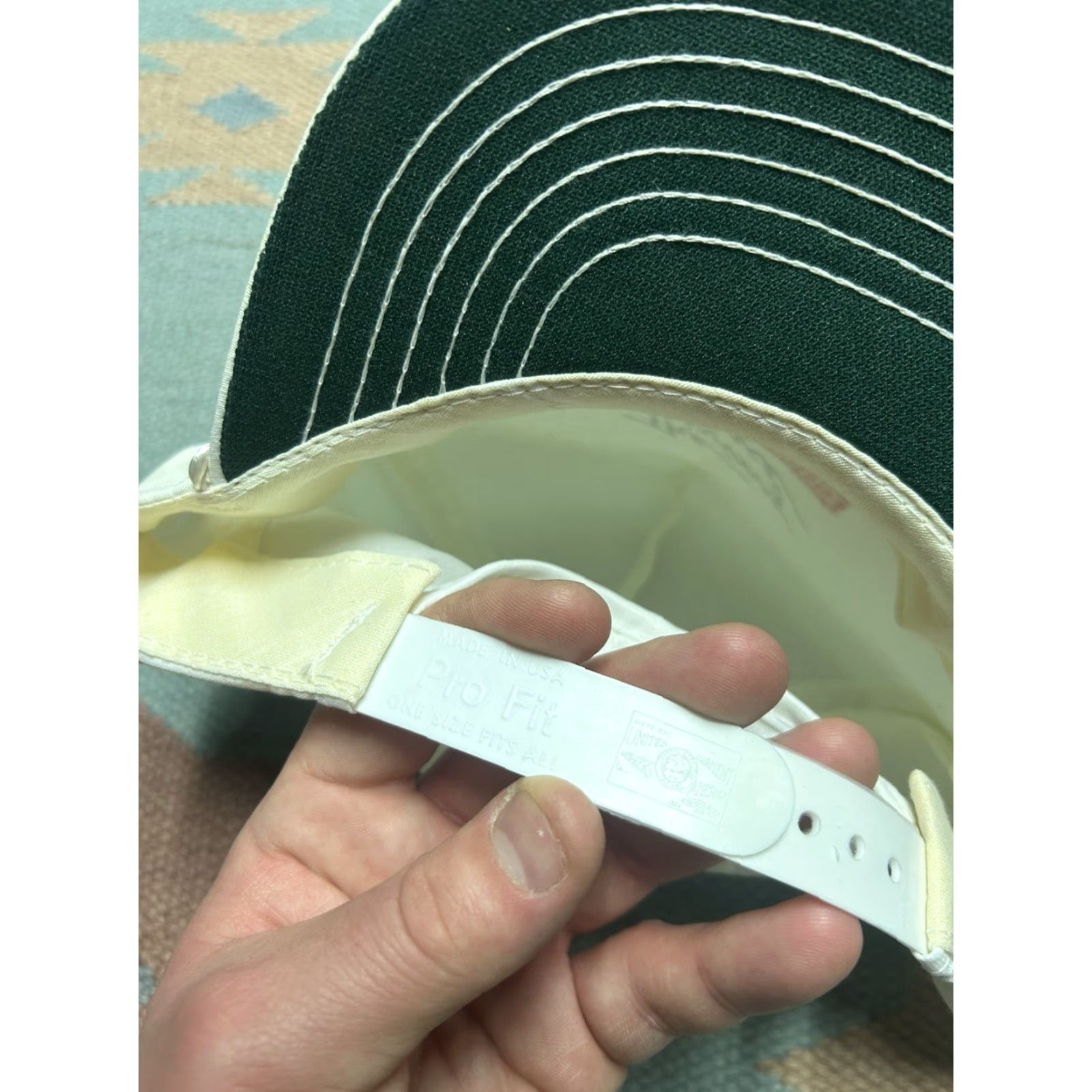 Vintage VINTAGE SnapBack Hat Cap UAW driving force GM union white made in USA Men Adjustable US A theme USA MGMT? Size ONE SIZE - 7 Thumbnail