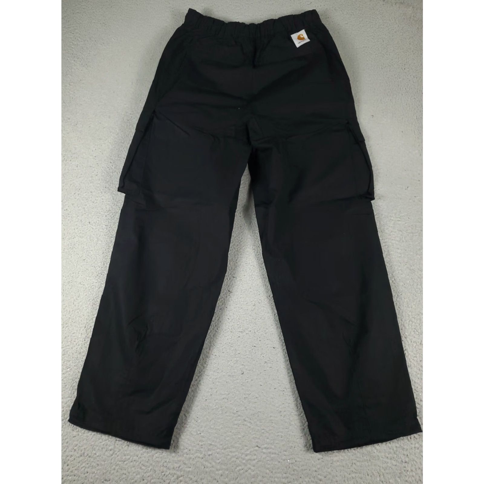 Carhartt Carhartt Cargo Pants Mens Small Black Cotton Blend Regular Fit Straight Leg Size US 29 - 5 Thumbnail
