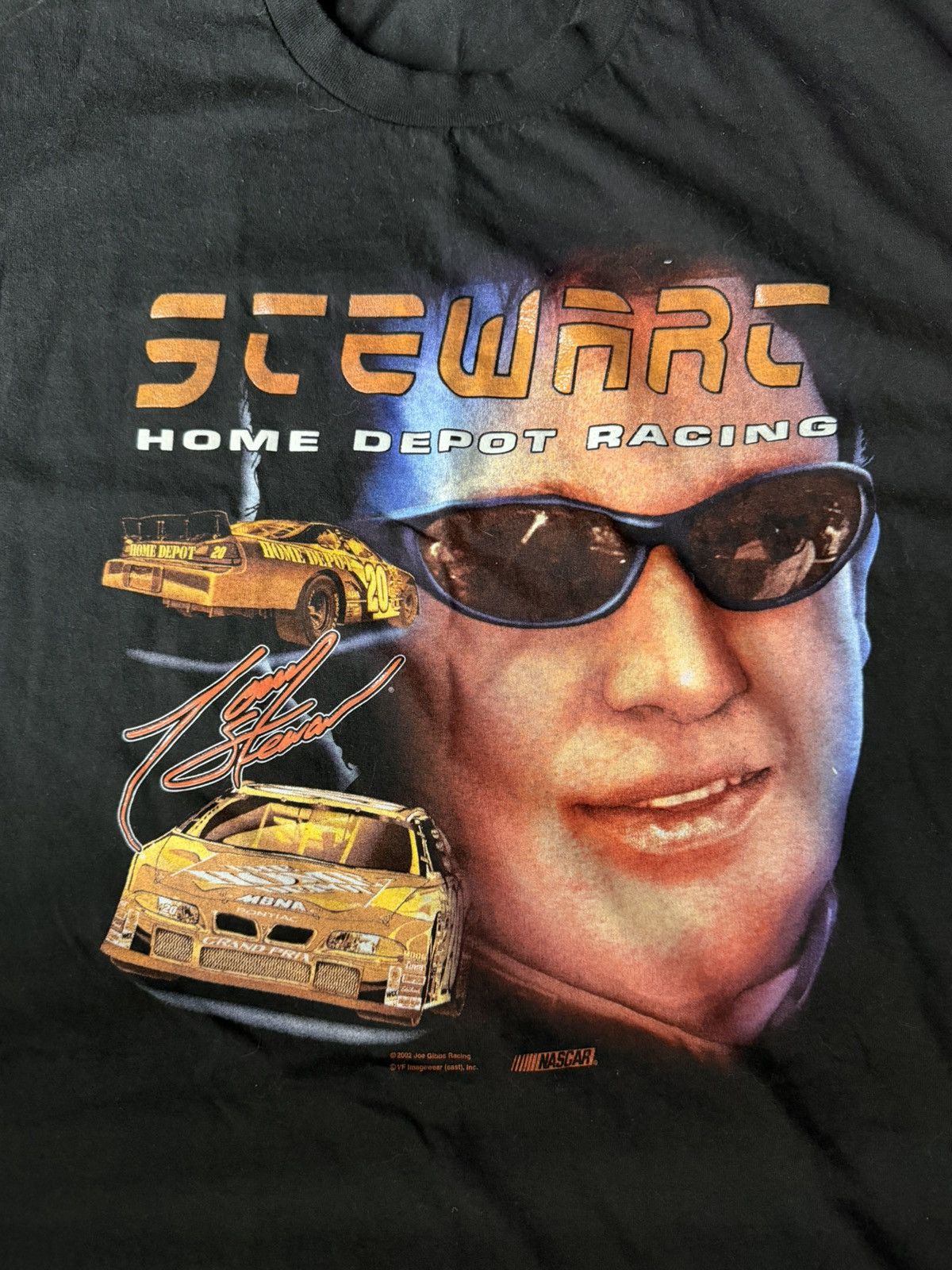 Jerzees Vintage Short Sleeve Shirt Nascar x Tony Stewart Size US XL / EU 56 / 4 - 2 Thumbnail