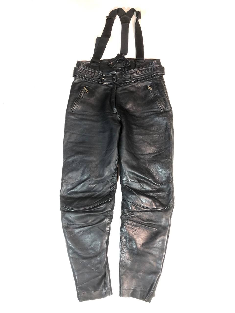 Avangarde Racing Moto Biker Leather Overall Pants