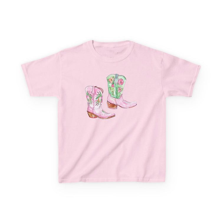 Other Pink Cowgirl Boots Baby Tee Size M / US 6-8 / IT 42-44 - 3 Thumbnail