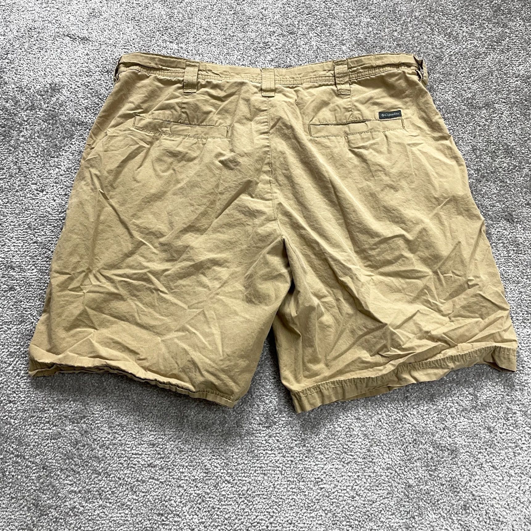 Vintage Columbia Chino Shorts Mens 38 Regular Brown Cotton Outdoor Pocket Slim? (Wait) Size US 38 / EU 54 - 2 Thumbnail