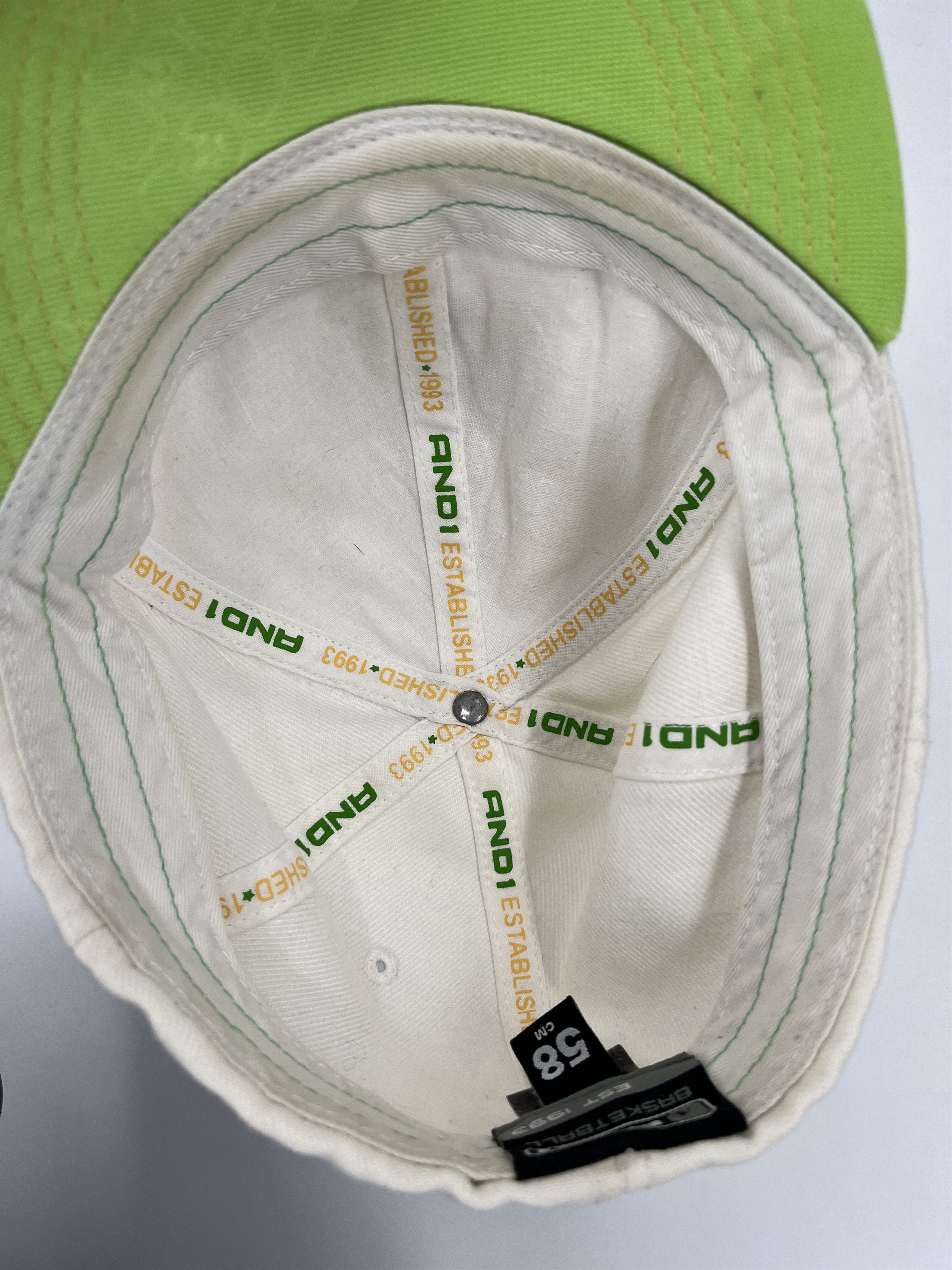 NBA 1990s Vintage AND1 Cap Basketball Streetball Hat 90s Y2K Size ONE SIZE - 5 Thumbnail