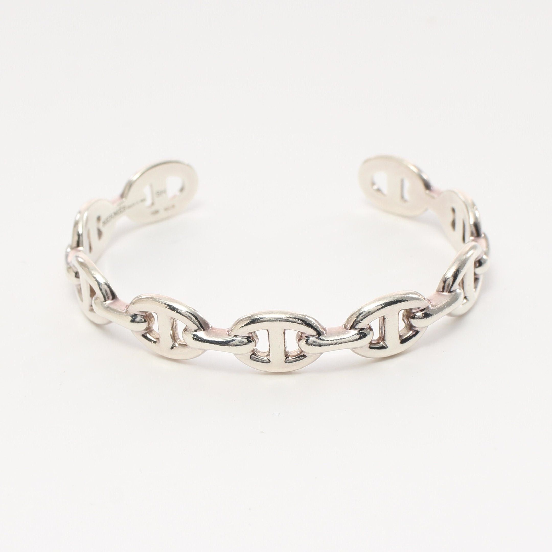 image of Hermes Chaîne D'ancre Anshe Bangle Sv925 Silver, Women's