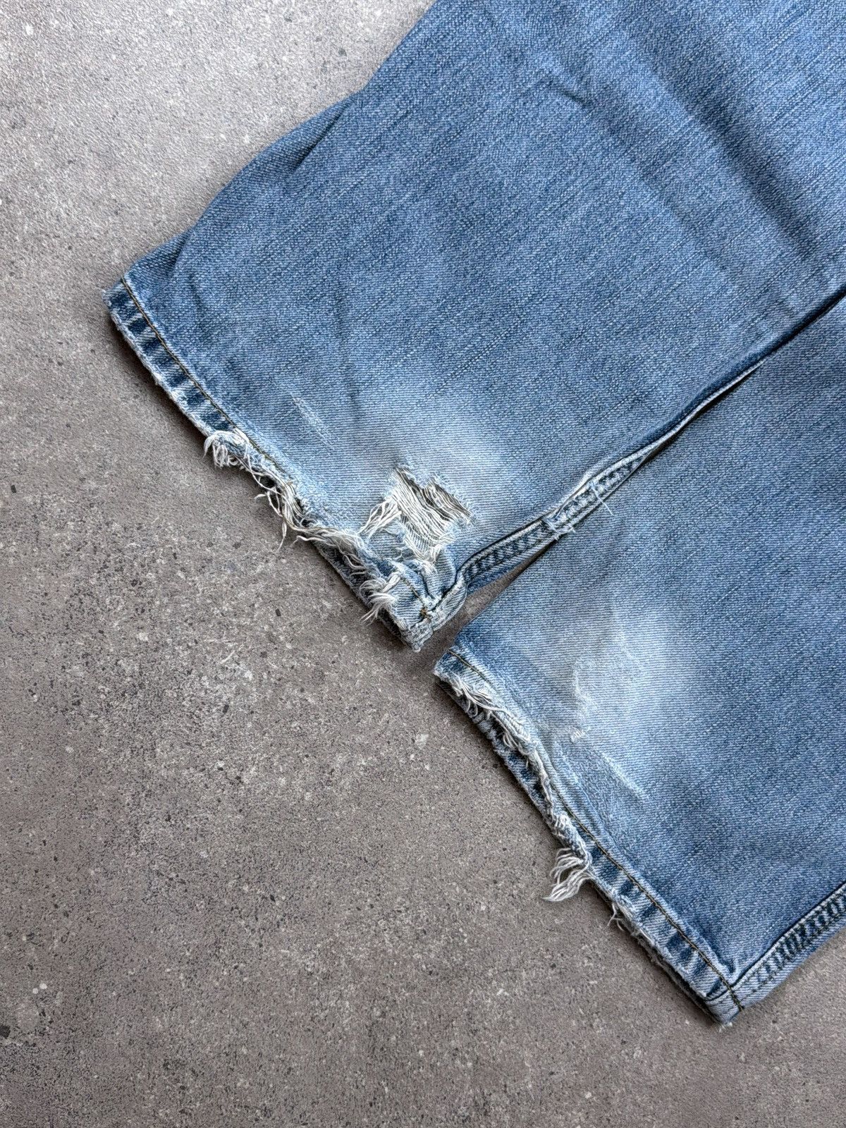 Carhartt Vintage Carhartt Western Pants Raw Denim Jeans Distressed Size US 31 - 4 Thumbnail