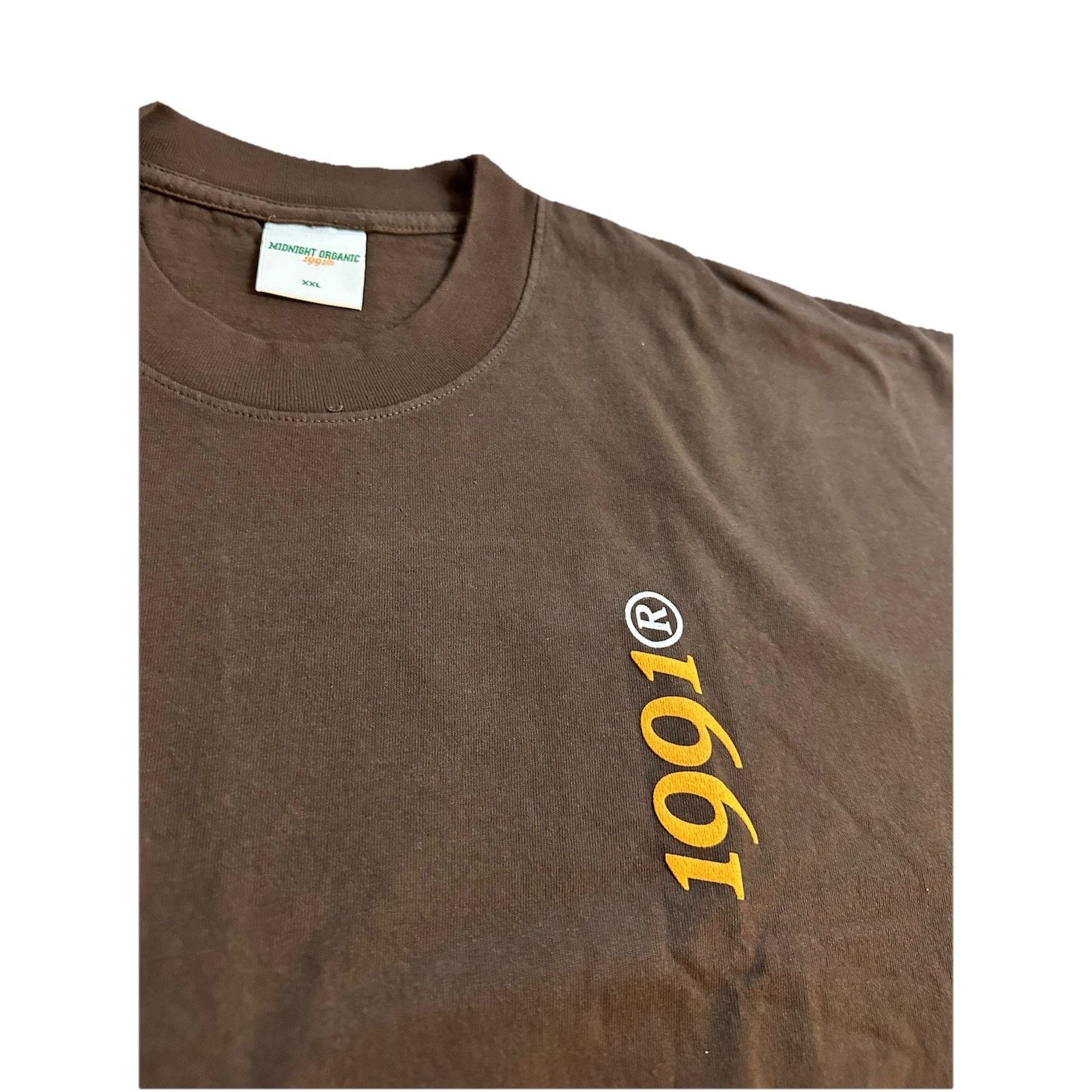 Midnight Organic Larry June x Midnight Organic Park It T Shirt In Brown Size US XXL / EU 58 / 5 - 3 Thumbnail