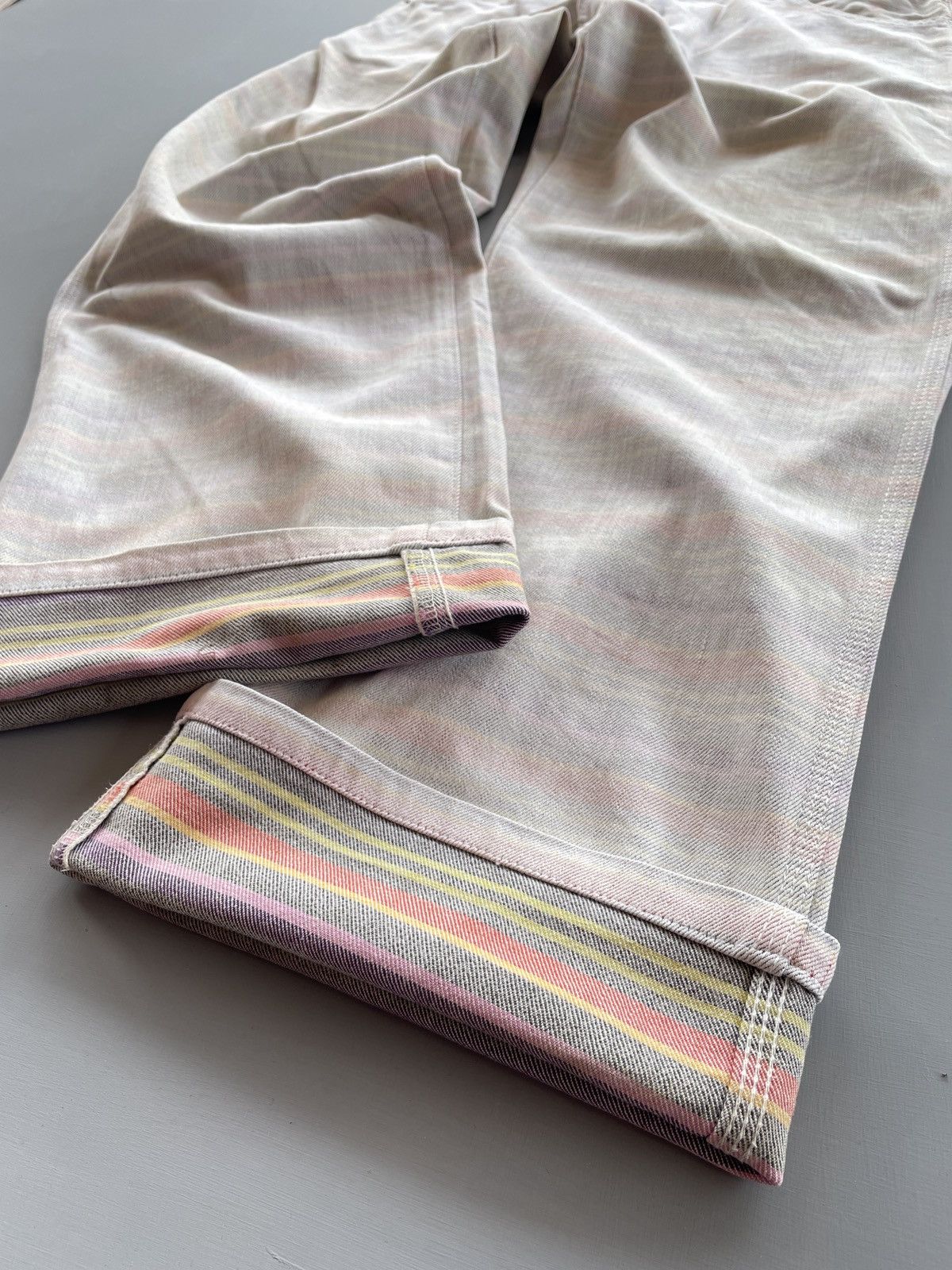 Rainbow OZONE ROCKS MULTICOLOR CARPENTER JEANS Size US 34 / EU 50 - 3 Thumbnail