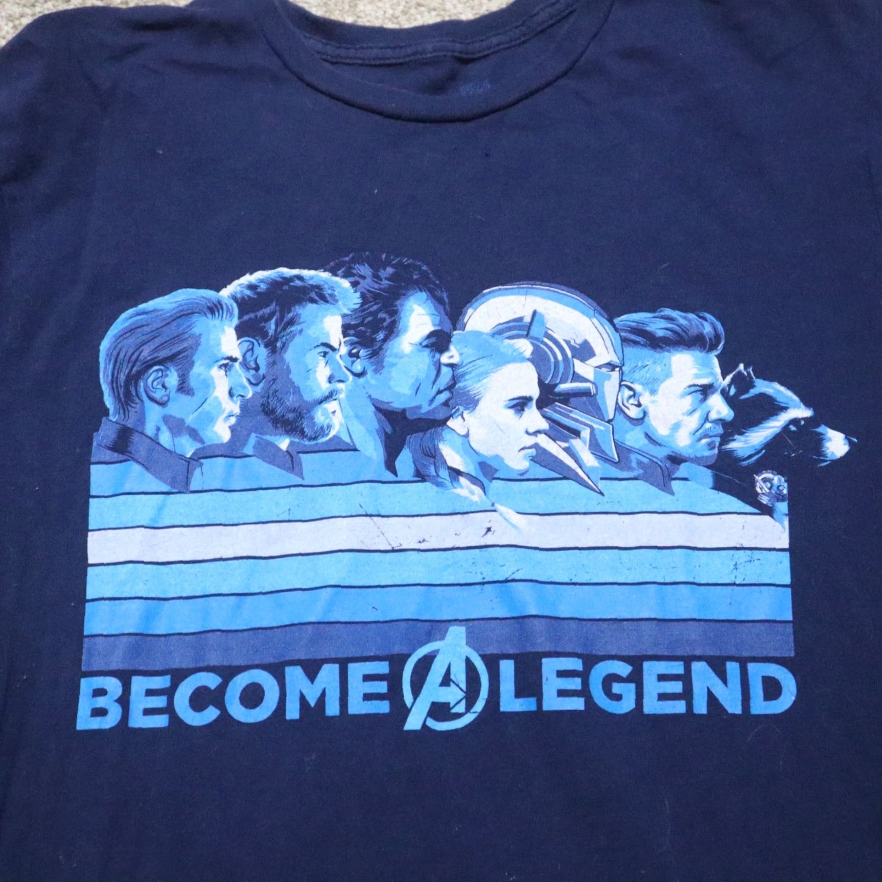 Vintage VINTAGE MARVEL AVENGERS Shirt Men M Blue Logo Endgame 90s Boys? Size US M / EU 48-50 / 2 - 2 Thumbnail